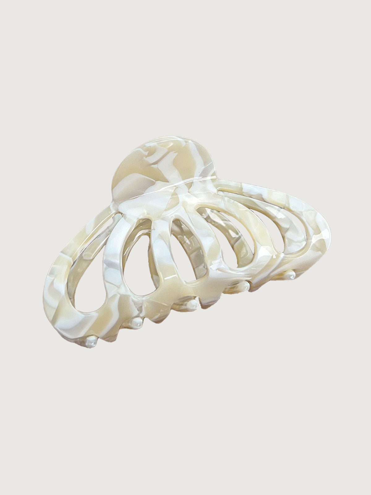 Imitation Shell Retro Hair Clip Beach Accessory White Beach Accessories - SAMIOLSWIM