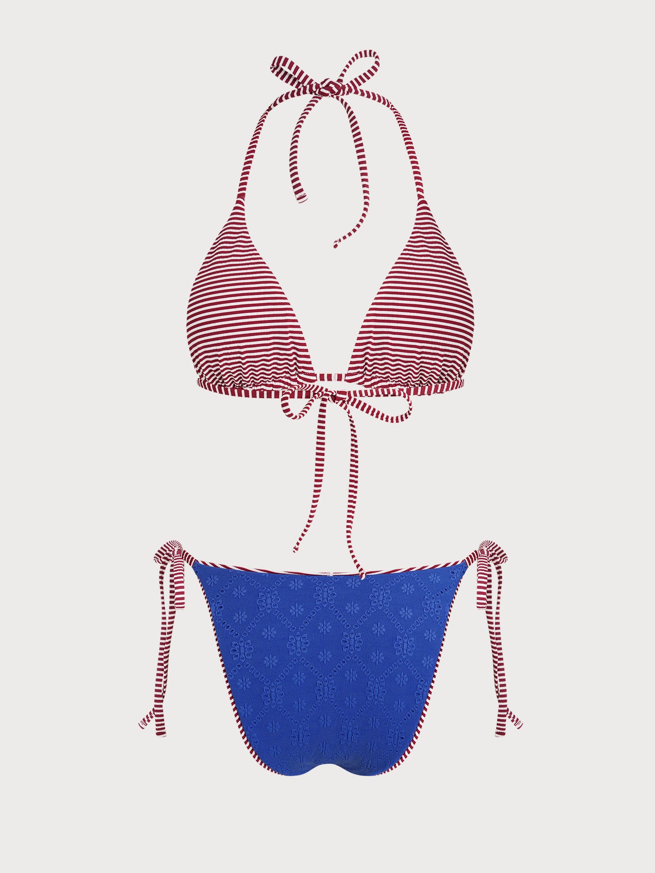 Knitted Nylon Reversible Bikini Set Bikinis - SAMIOLSWIM