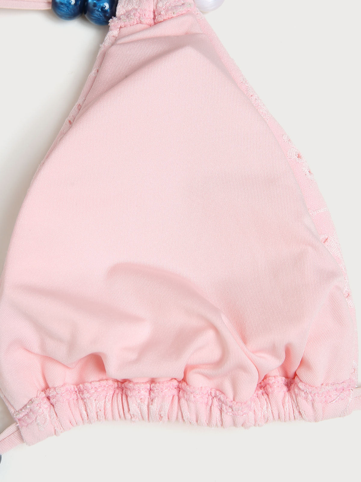 Knitted Polyester Bead Bikini Set Bikinis - SAMIOLSWIM