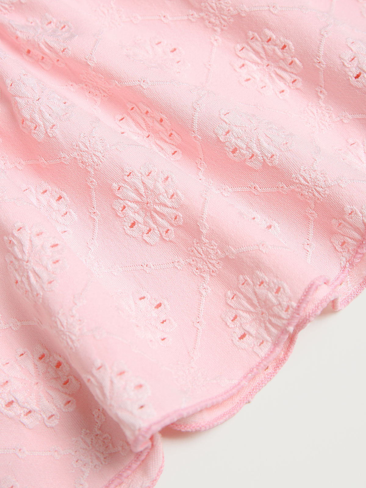 Knitted Polyester Skirt Blouse Cover-ups - SAMIOLSWIM