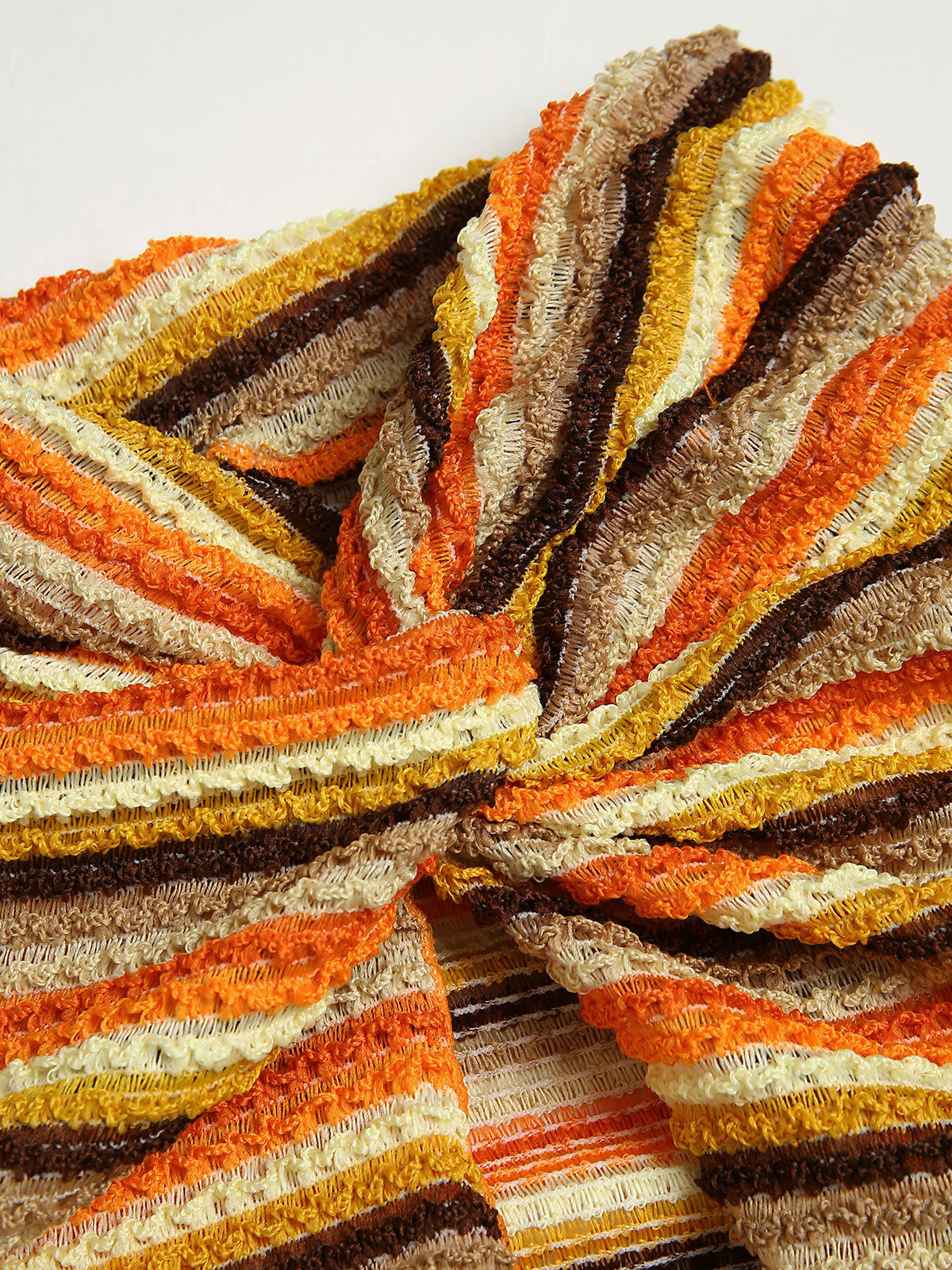 Knitted Polyester Smock Dress Cover-ups - SAMIOLSWIM