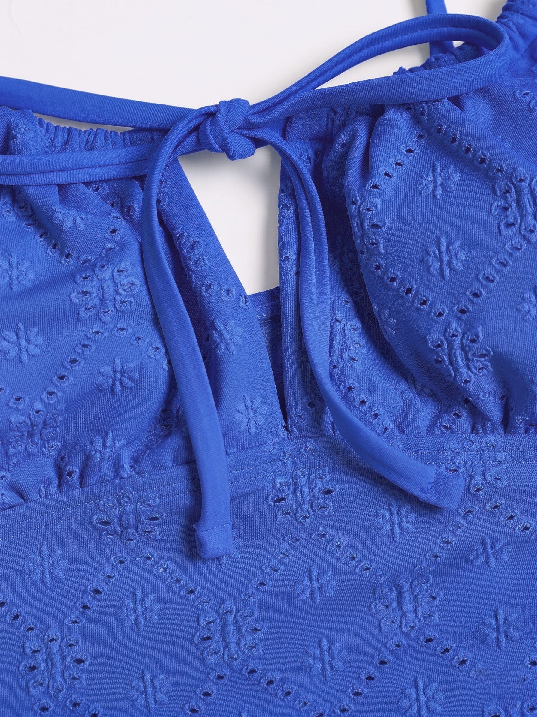 Knitted Polyester Tankini Suit Tankinis - SAMIOLSWIM