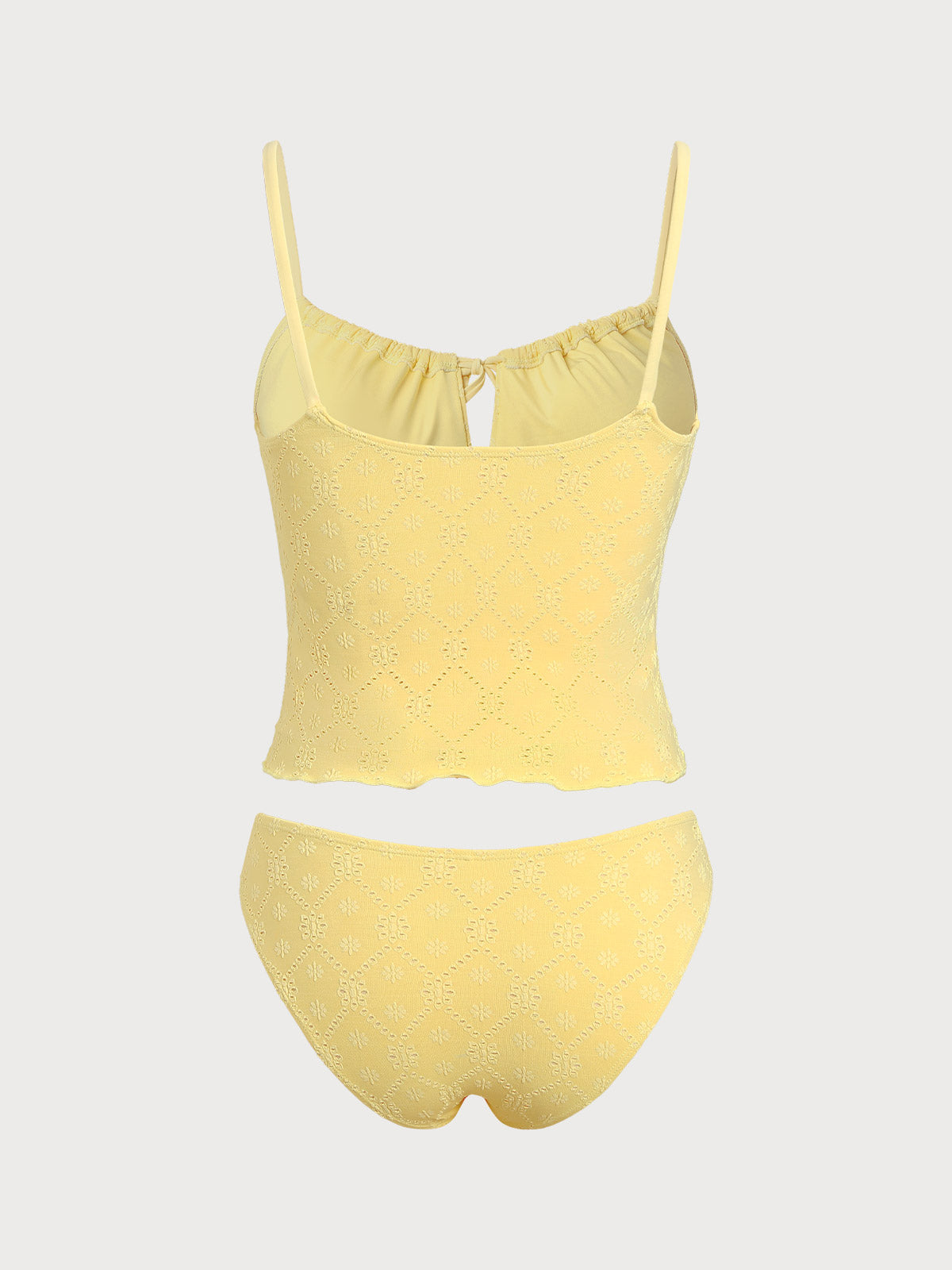 Knitted Polyester Tankini Suit Tankinis - SAMIOLSWIM