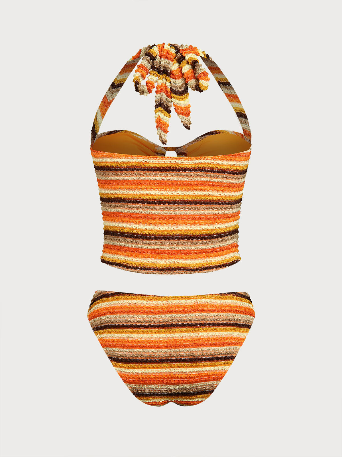 Knitted Polyester Tankini Suit Tankinis - SAMIOLSWIM