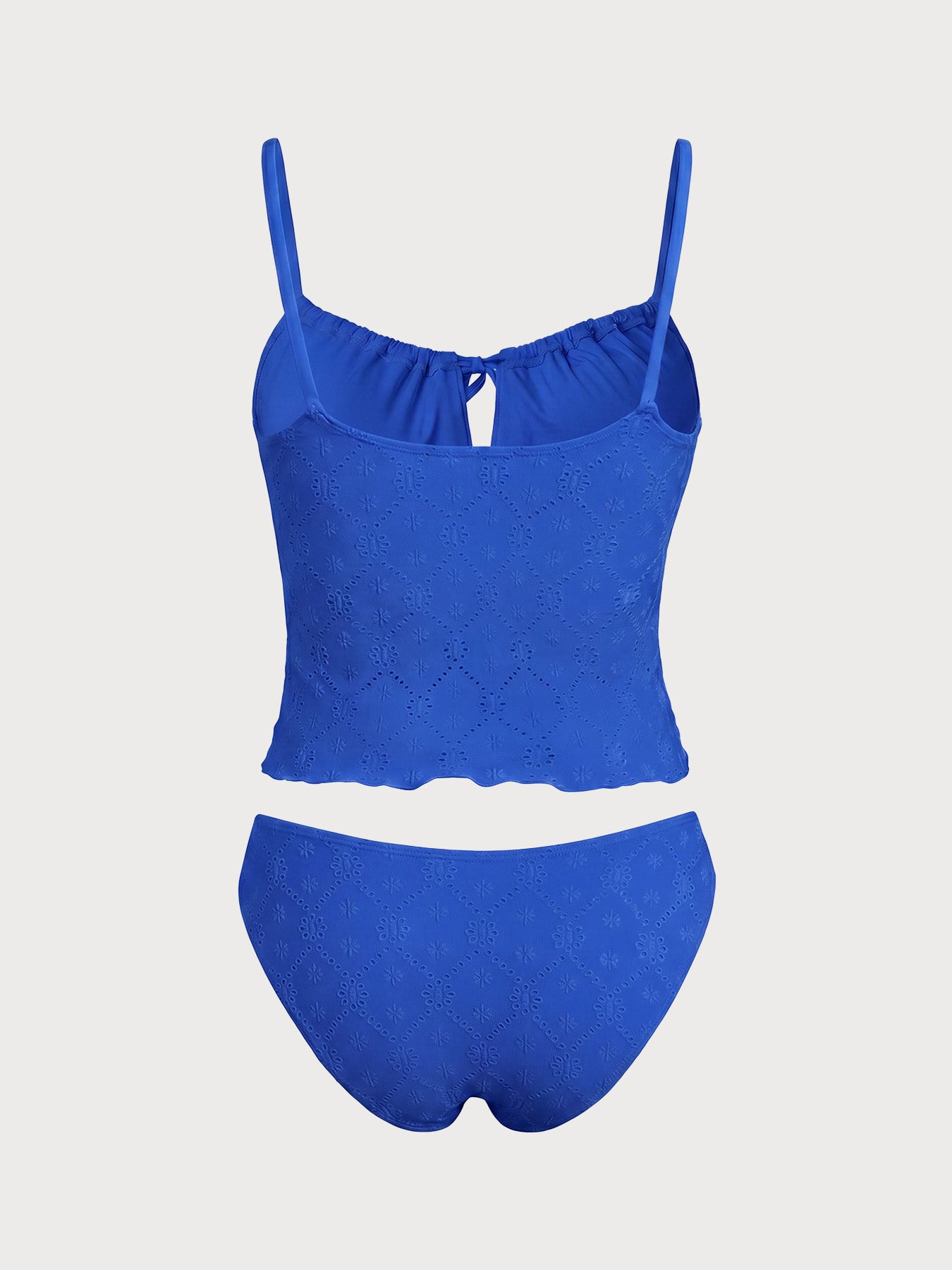 Knitted Polyester Tankini Suit Tankinis - SAMIOLSWIM