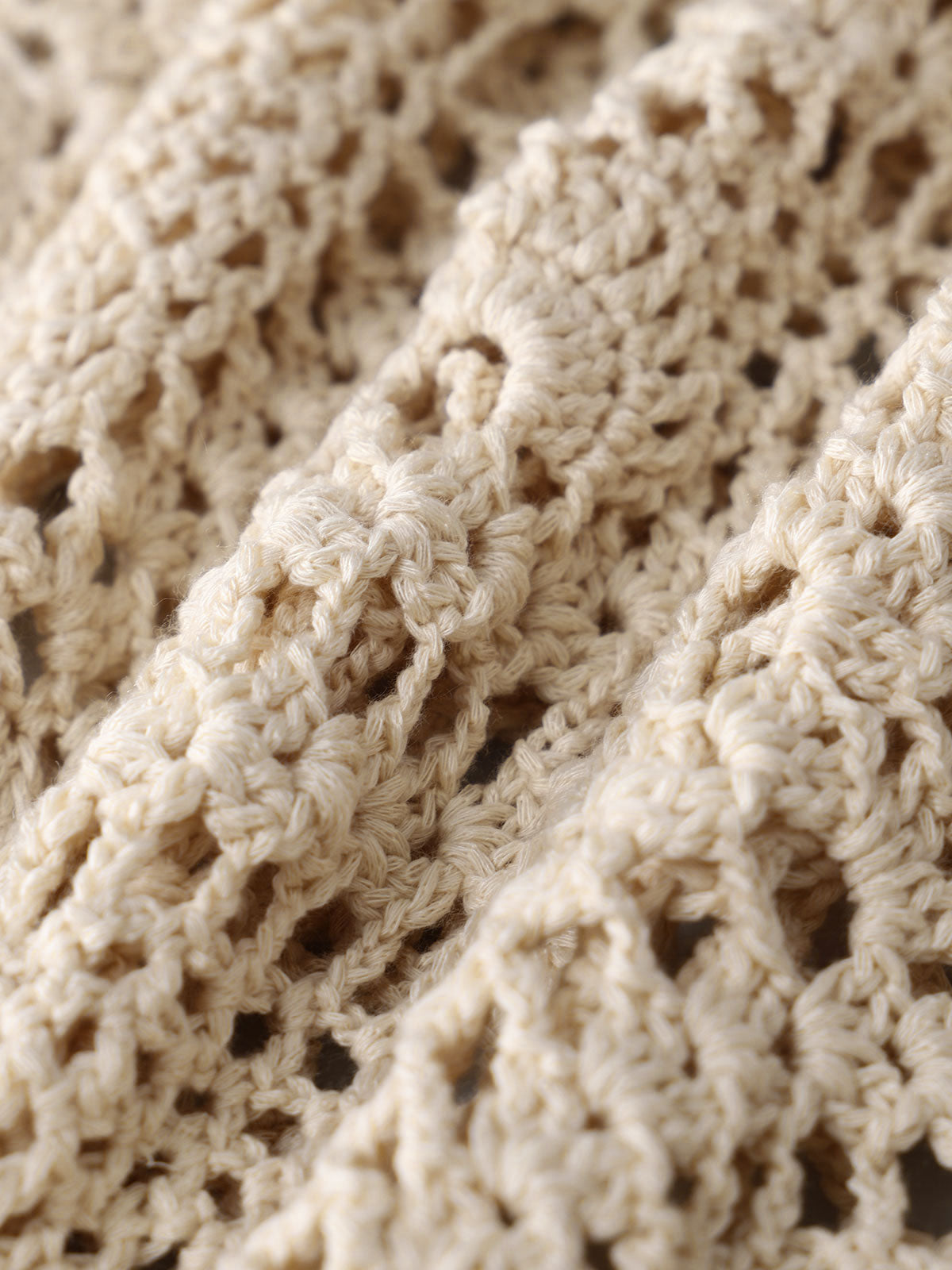 Women'S Acrylic Knit Crochet Shorts Blouse Cover-ups - SAMIOLSWIM