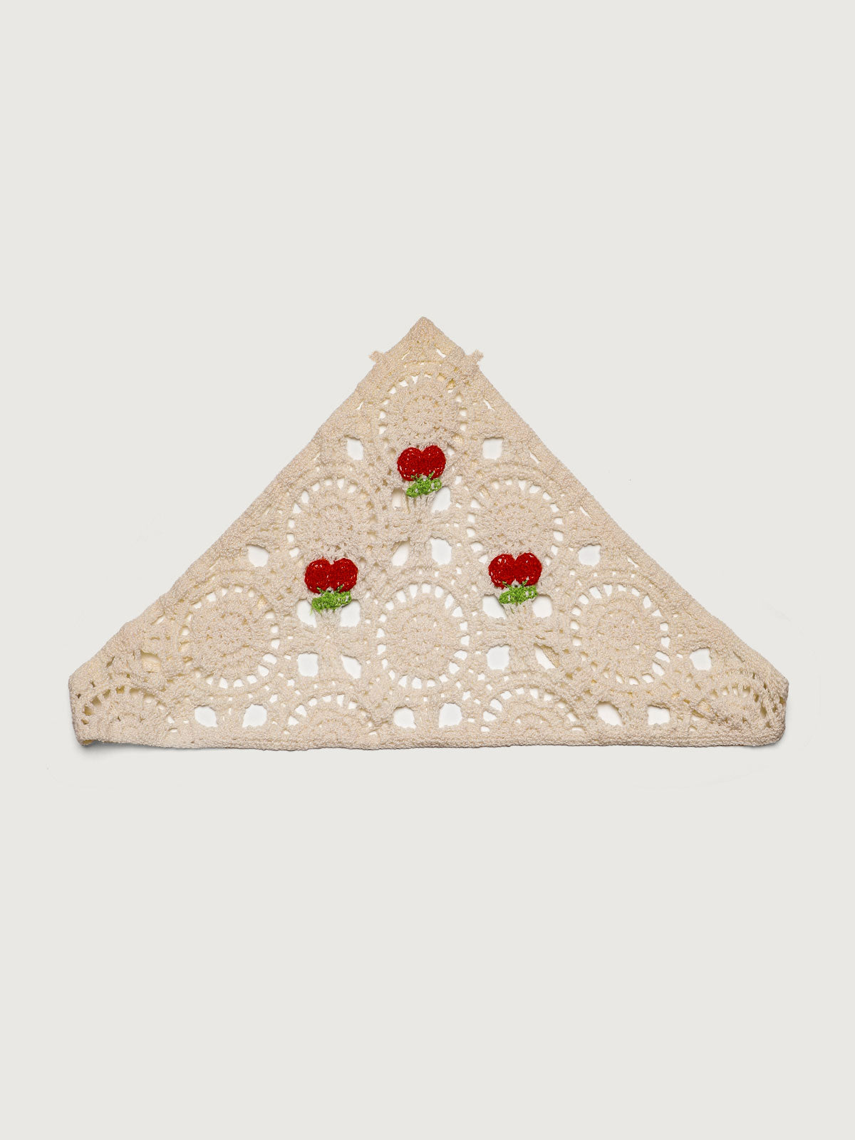 Women'S Acrylic Knitted Cherry Garden Headscarf Hair Accessories Hair Accessories - SAMIOLSWIM