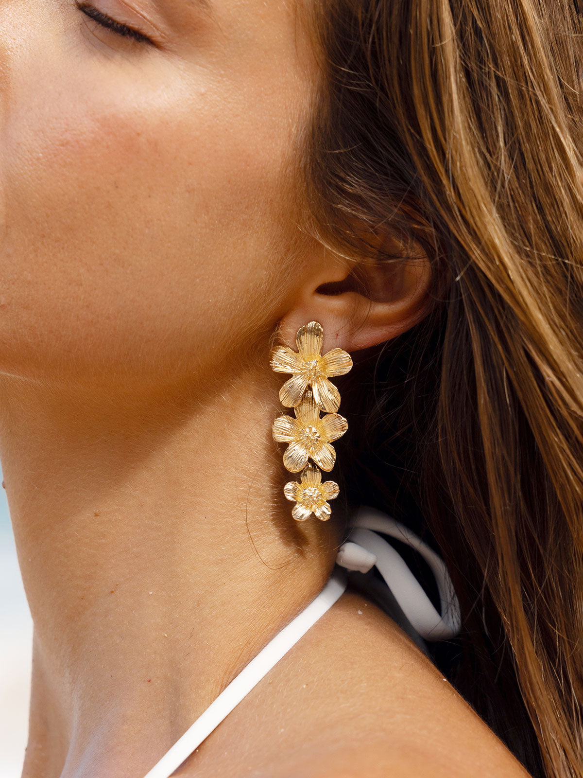 Women'S Casual Flower Earrings Earrings - SAMIOLSWIM