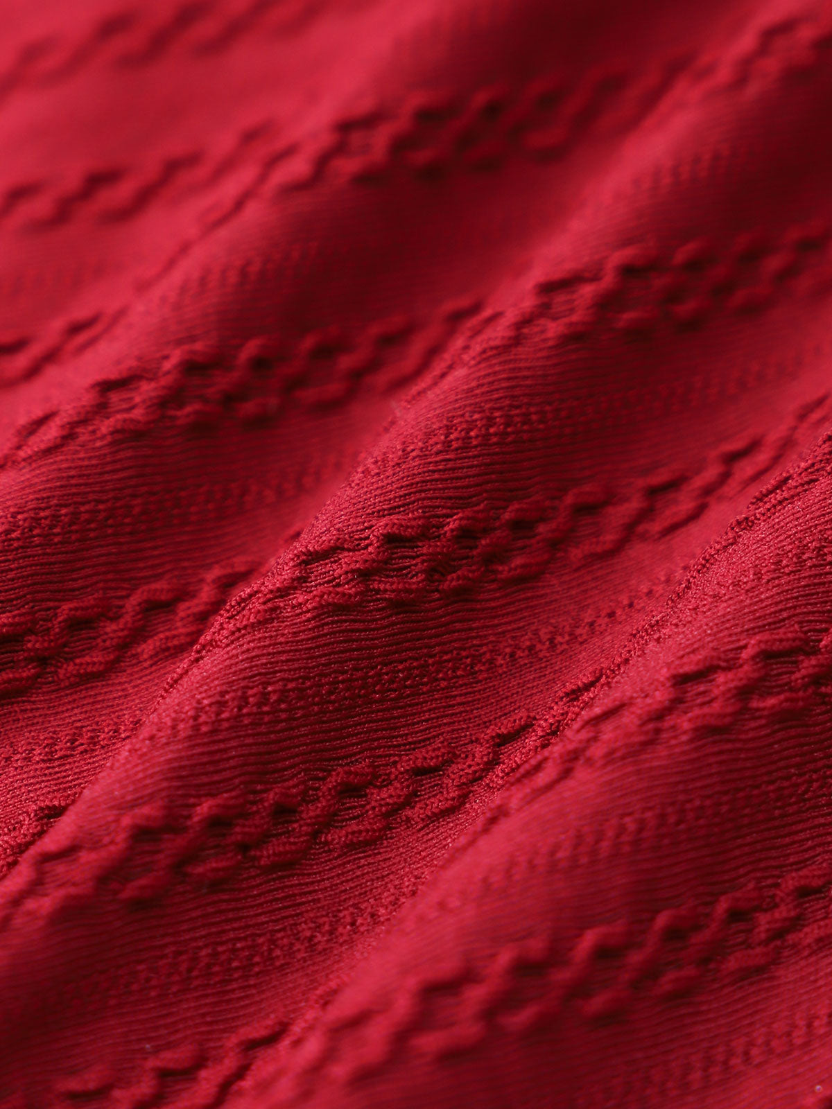 Women'S Knitted Polyester Vintage Chain Embellished One-Piece Swimsuit One-Pieces - SAMIOLSWIM