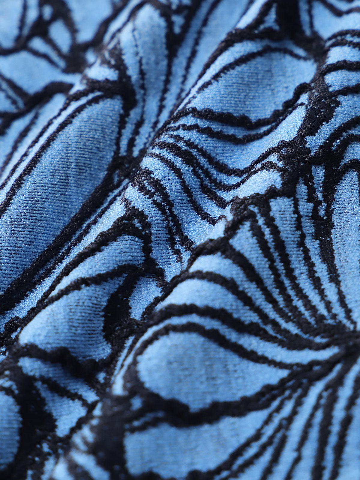 Women'S Nylon Knitted Contrast Shell Pattern Bikini Set Bikinis - SAMIOLSWIM