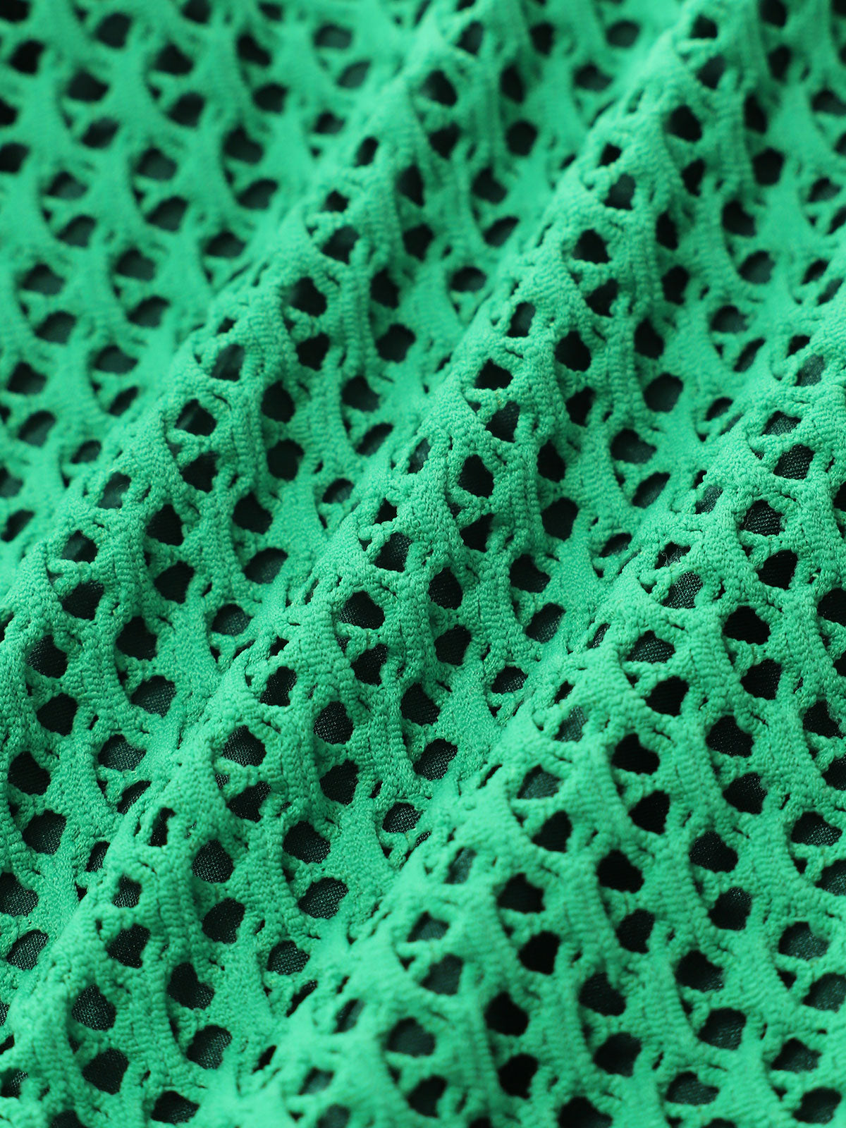 Women'S Nylon Knitted Mesh Ring Cutout Bikini Set Bikinis - SAMIOLSWIM