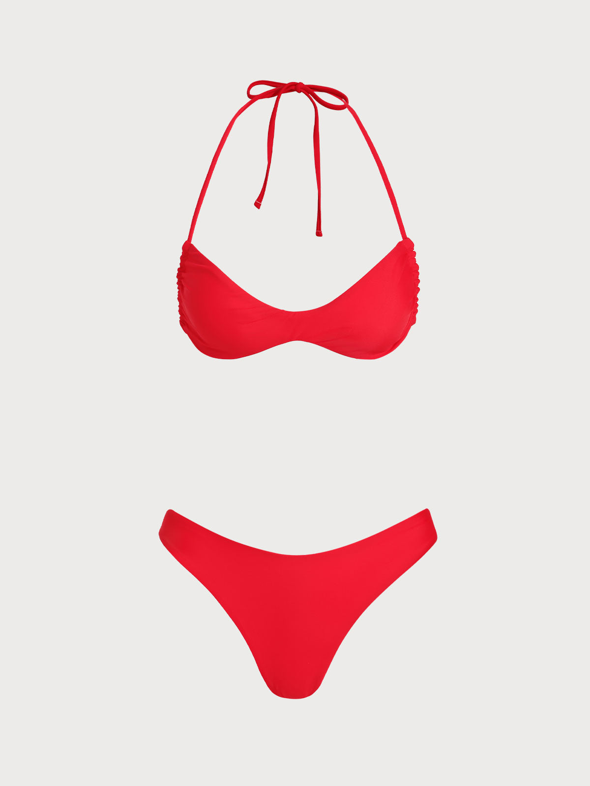 Women'S Nylon Knitted Reversible Bikini Set Bikinis - SAMIOLSWIM