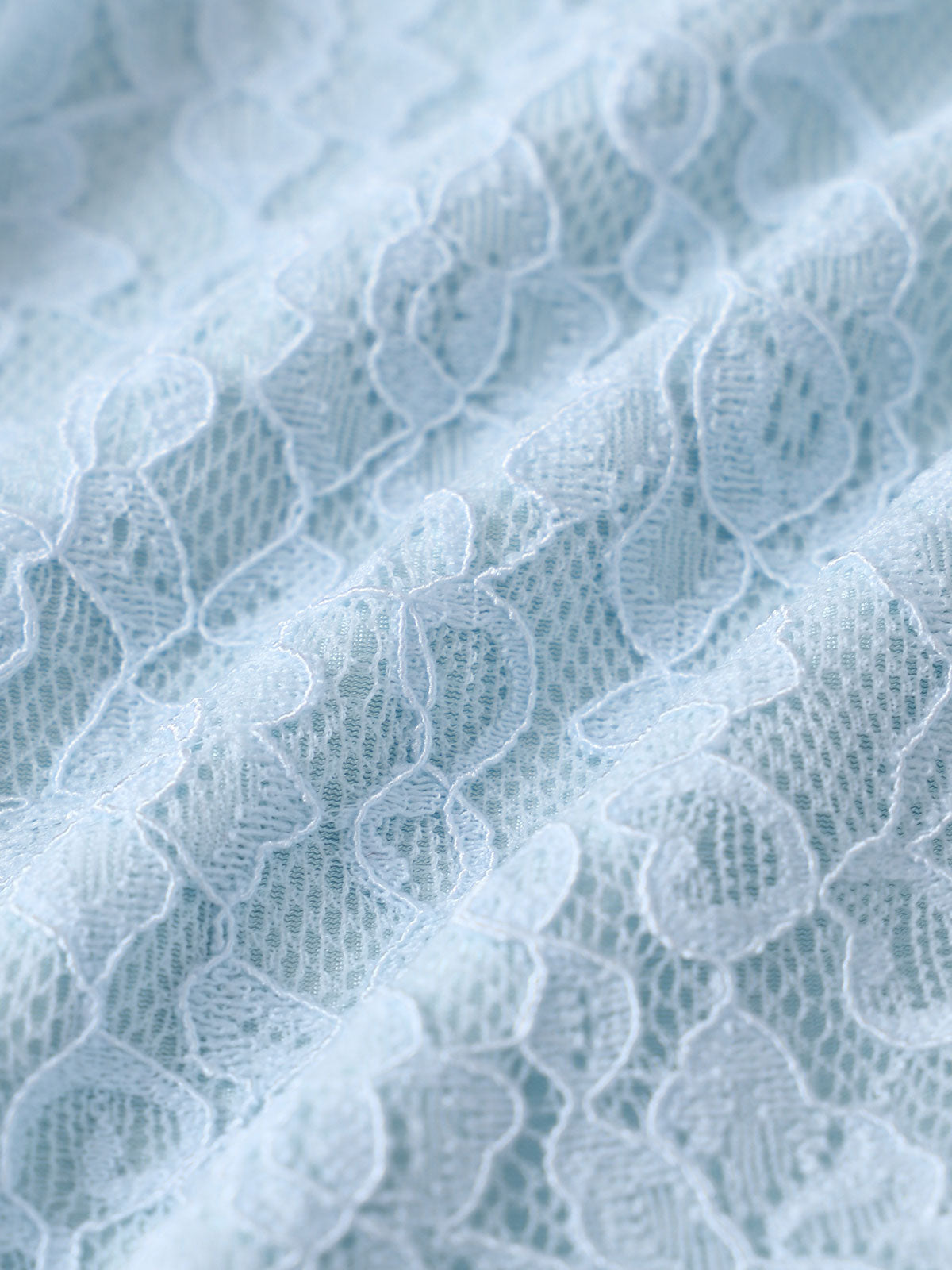 Women'S Nylon Knitted Side Ruched Lace Tankini Swimsuit Tankinis - SAMIOLSWIM