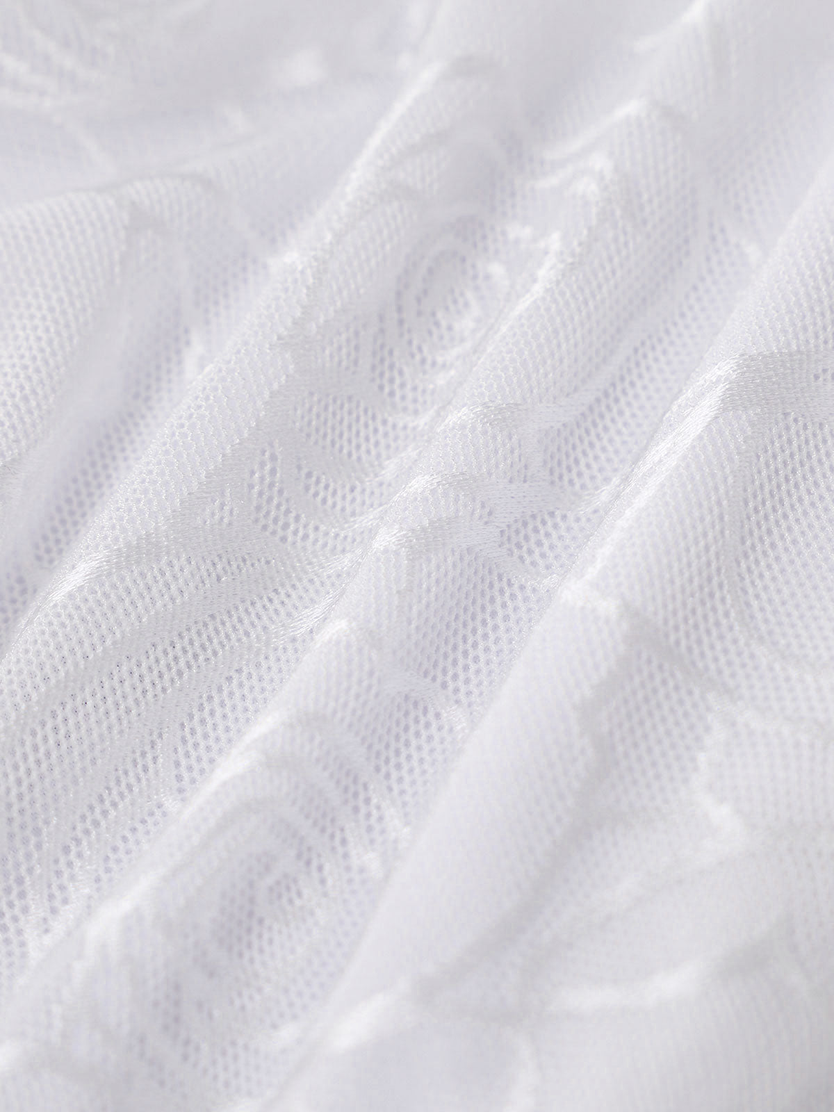 Women'S Nylon Knitted 3D Flower Strap Lace Tankini Set Tankinis - SAMIOLSWIM