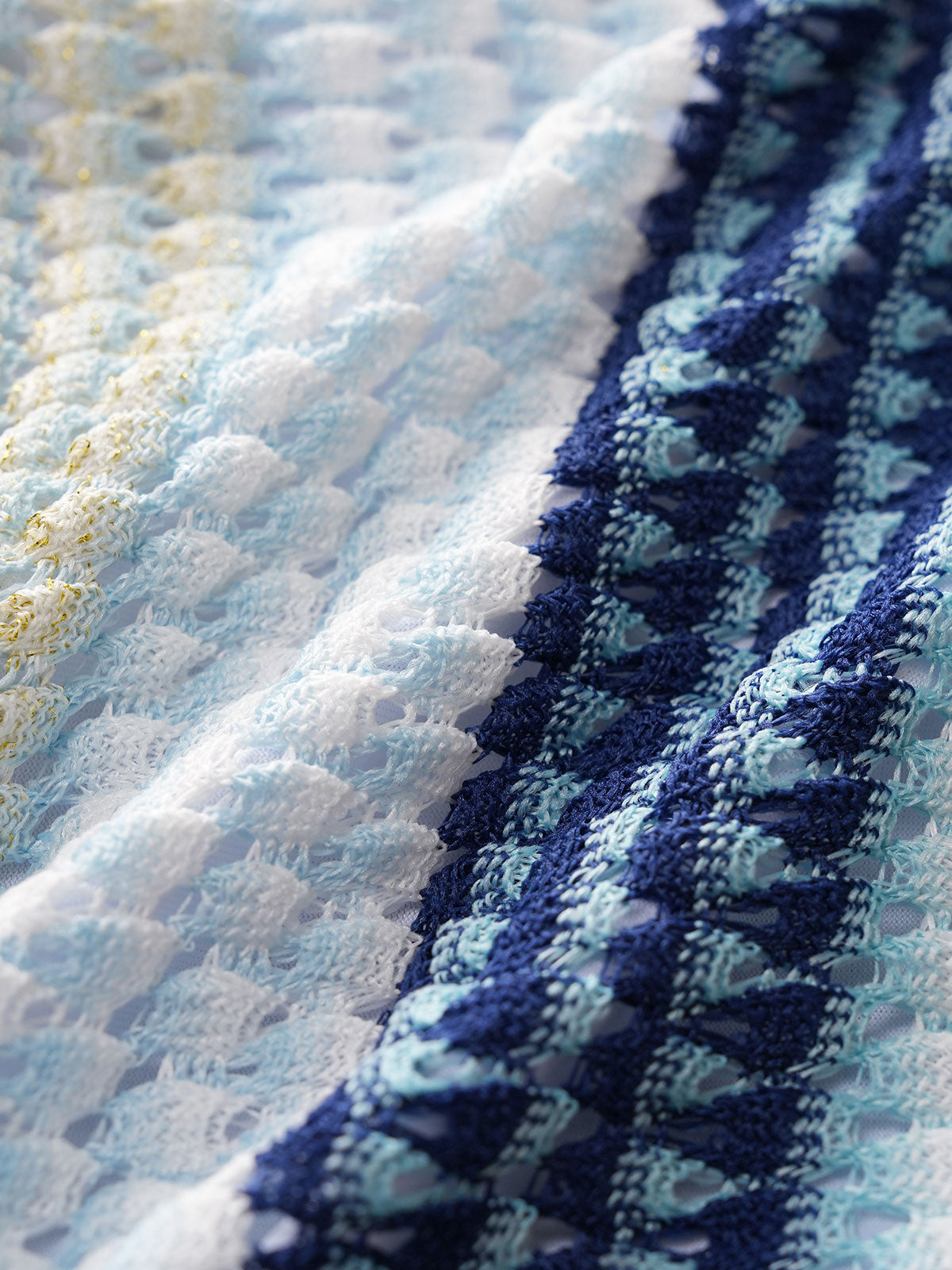 Women'S Polyester Blend Multicolor Mesh Hoop Bikini Set Bikinis - SAMIOLSWIM