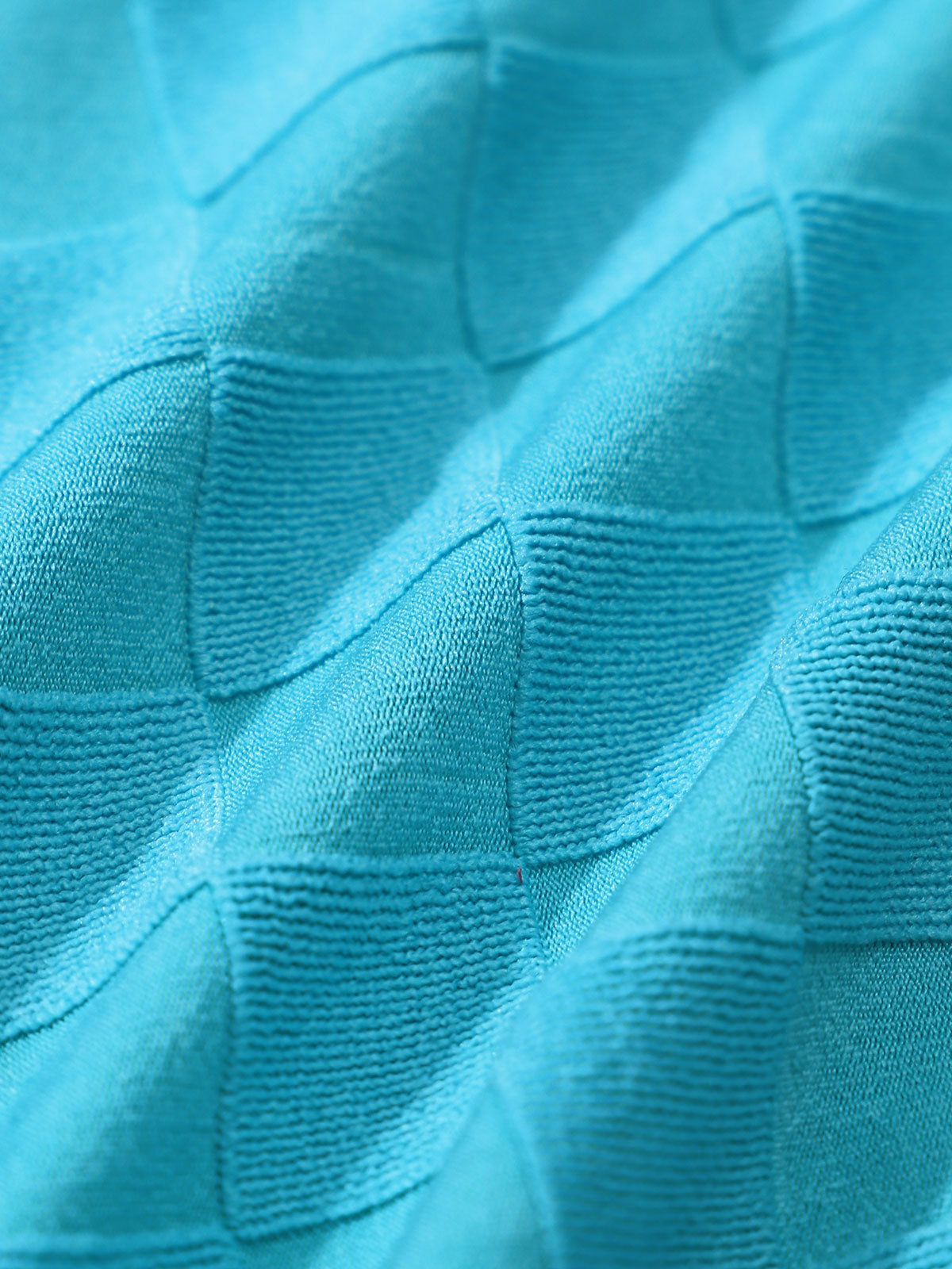 Women'S Polyester Checkered Ruched Bikini Set Bikinis - SAMIOLSWIM