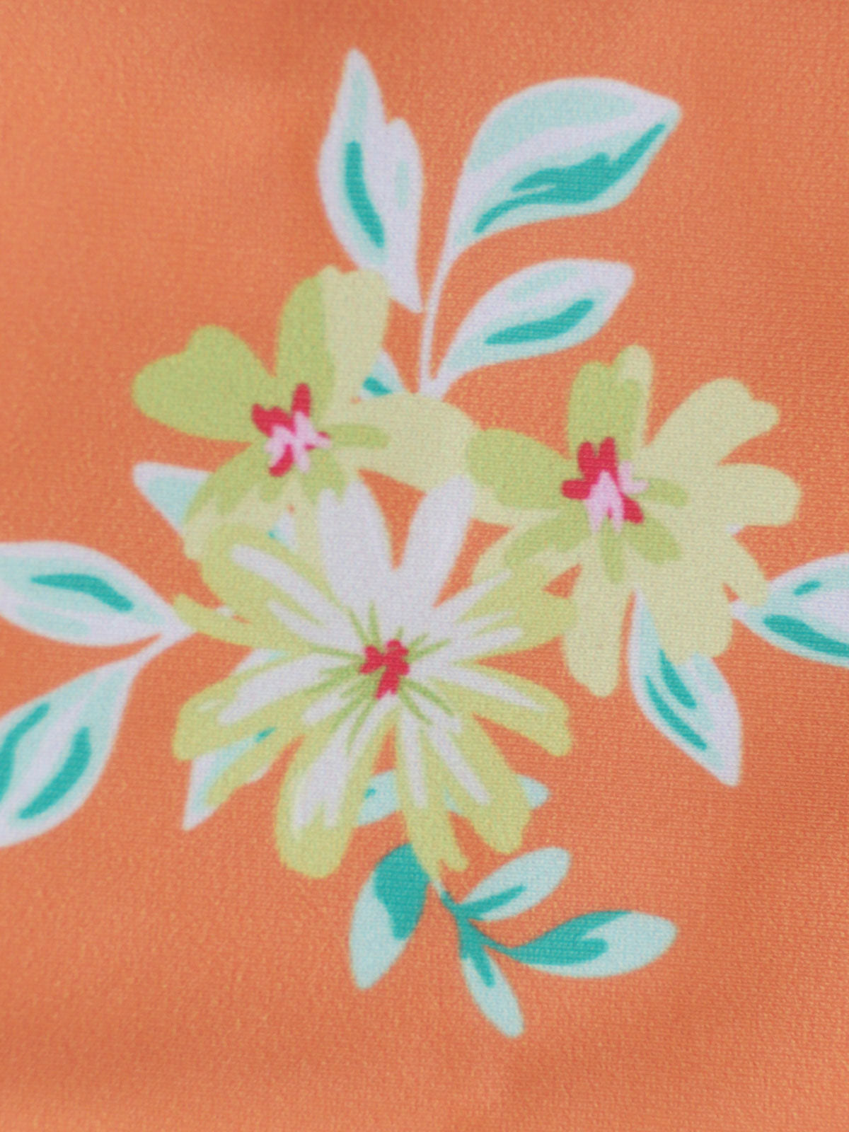 Women'S Polyester Contrast Floral Plaid Print Bikini Set Bikinis - SAMIOLSWIM