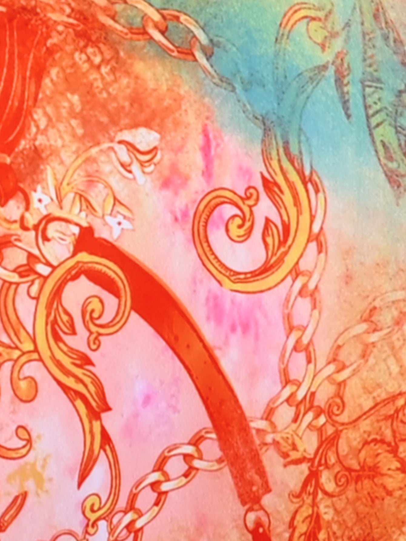 Women'S Polyester Knit Chain Buckle Embellished Bikini Set Bikinis - SAMIOLSWIM