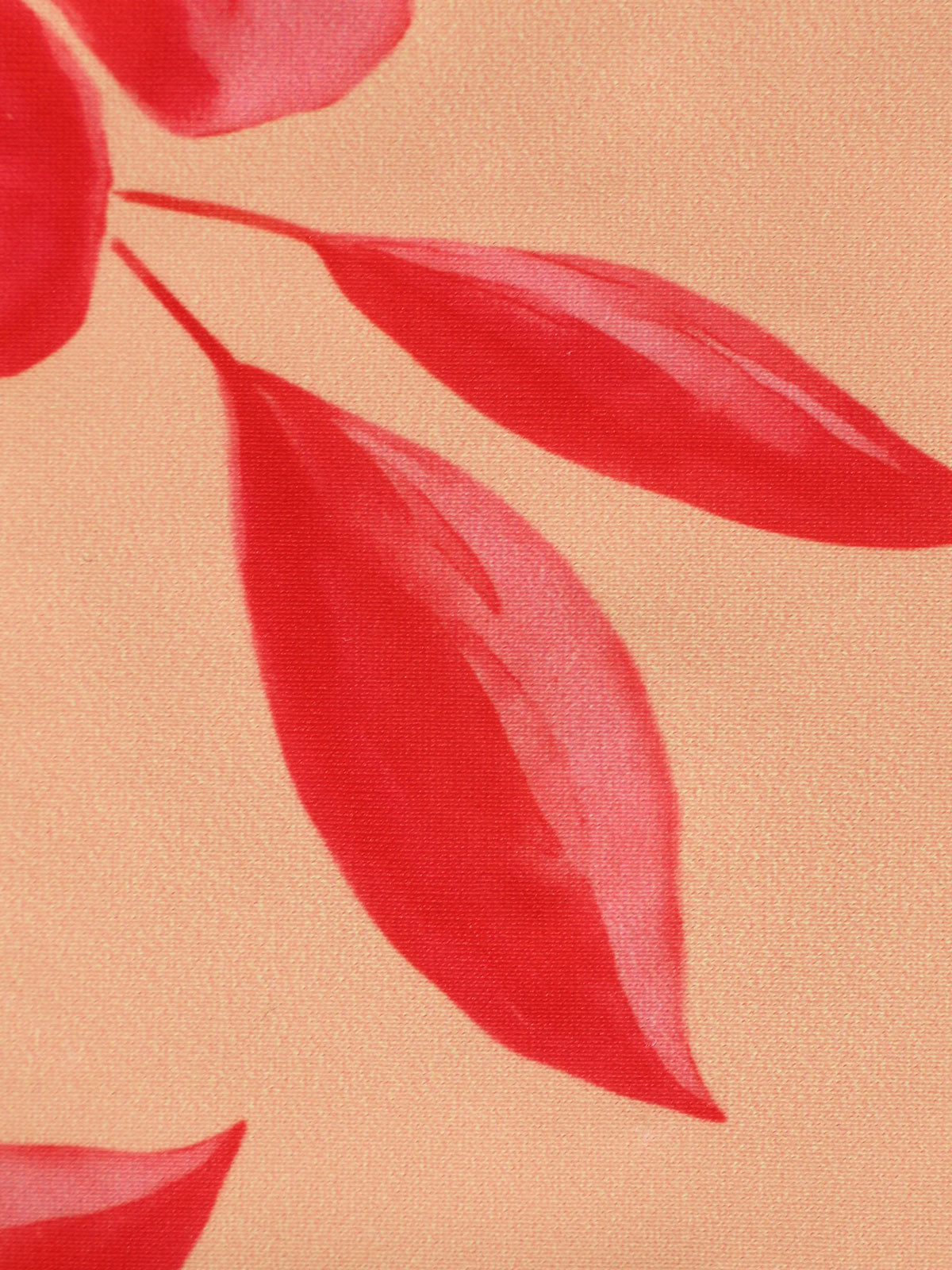 Women'S Polyester Knit Contrast Floral Bikini Set Bikinis - SAMIOLSWIM