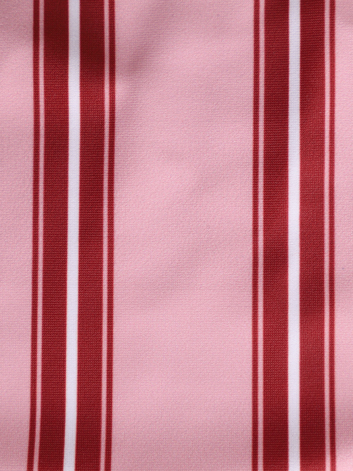 Women'S Polyester Knit Contrast Stripe Print Bikini Set Bikinis - SAMIOLSWIM