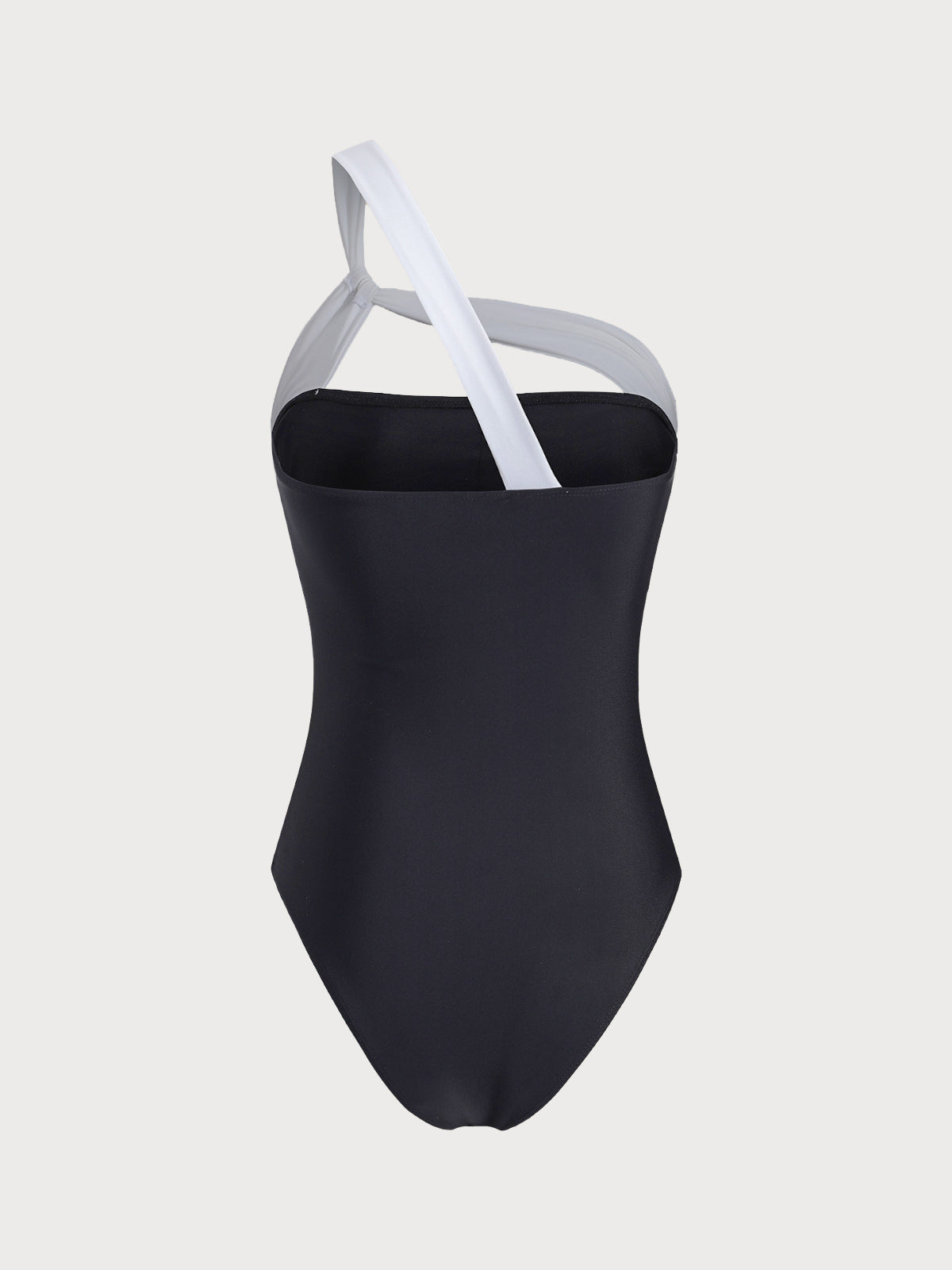 Women'S Polyester Knit Contrast Two-Tone Swimsuit One-Pieces - SAMIOLSWIM