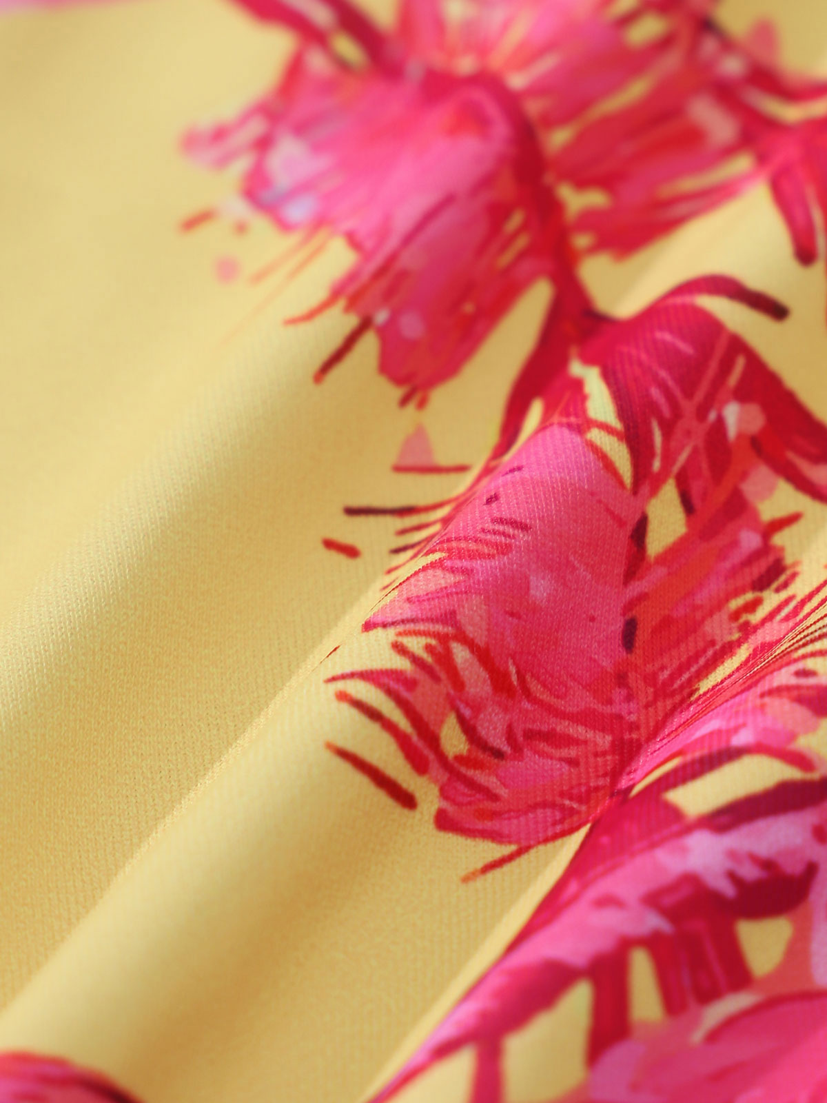 Women'S Polyester Knit Floral Print Bikini Set Bikinis - SAMIOLSWIM