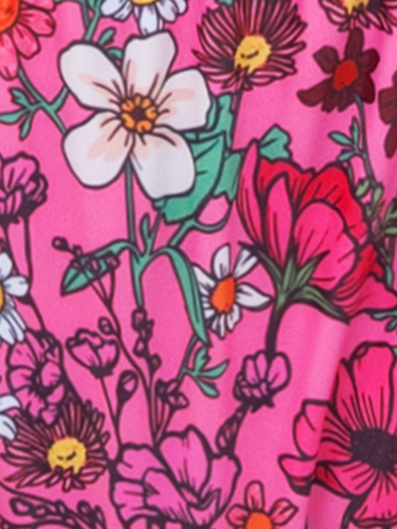 Women'S Polyester Knit Girly Print Bikini Set Bikinis - SAMIOLSWIM