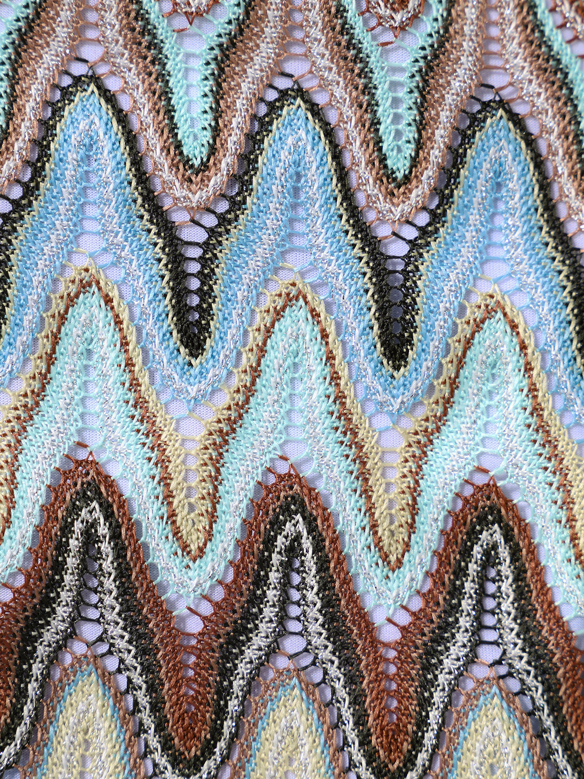 Women'S Polyester Knit Vintage Contrast Glitter Mesh Bikini Set Bikinis - SAMIOLSWIM