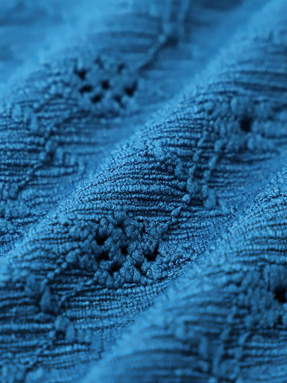 Women'S Polyester Knitted Bow Flower Decoration Bikini Set Bikinis - SAMIOLSWIM