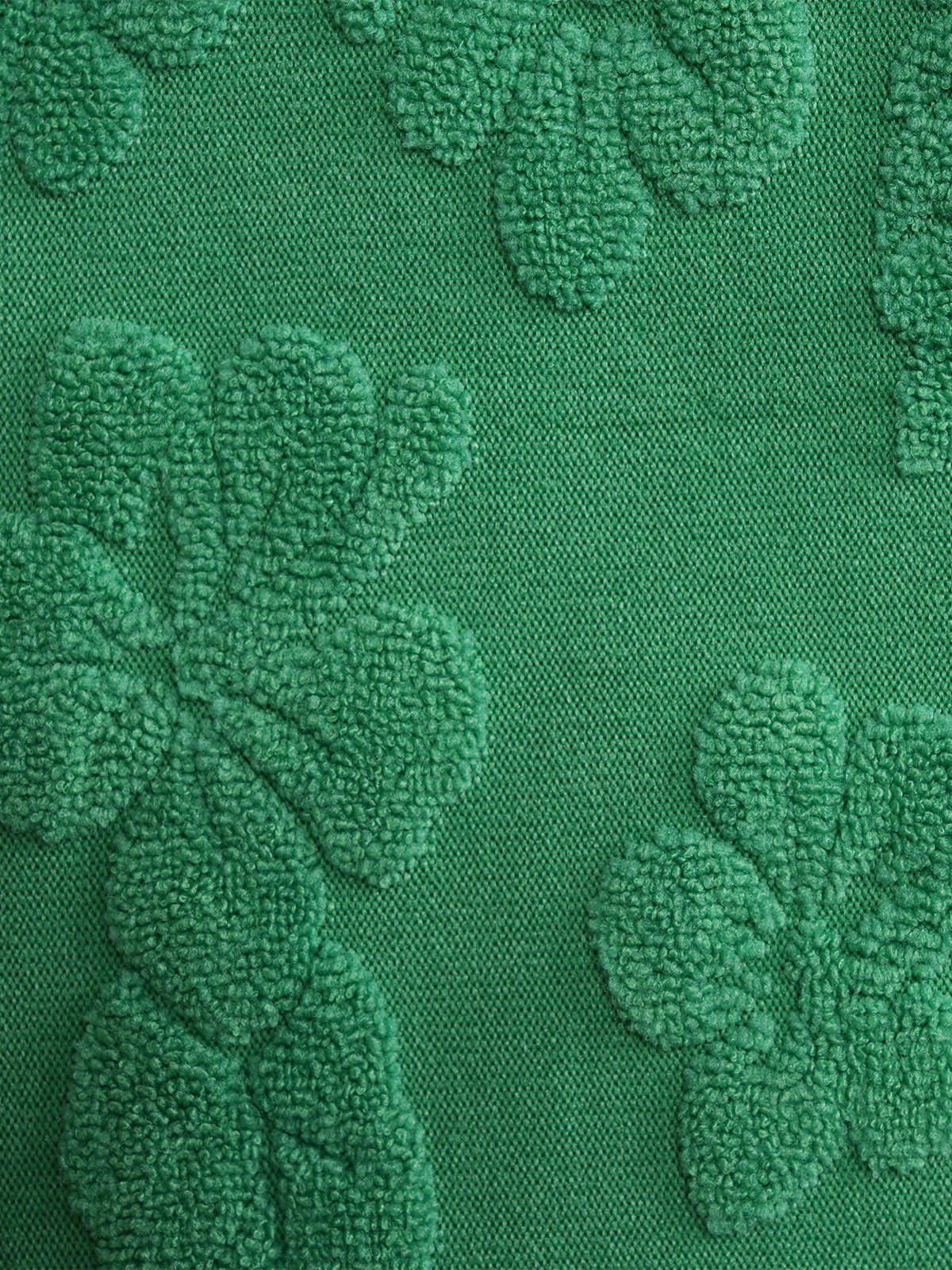 Women'S Polyester Knitted Floral Fabric Short-Sleeved Shirt Cover-ups - SAMIOLSWIM