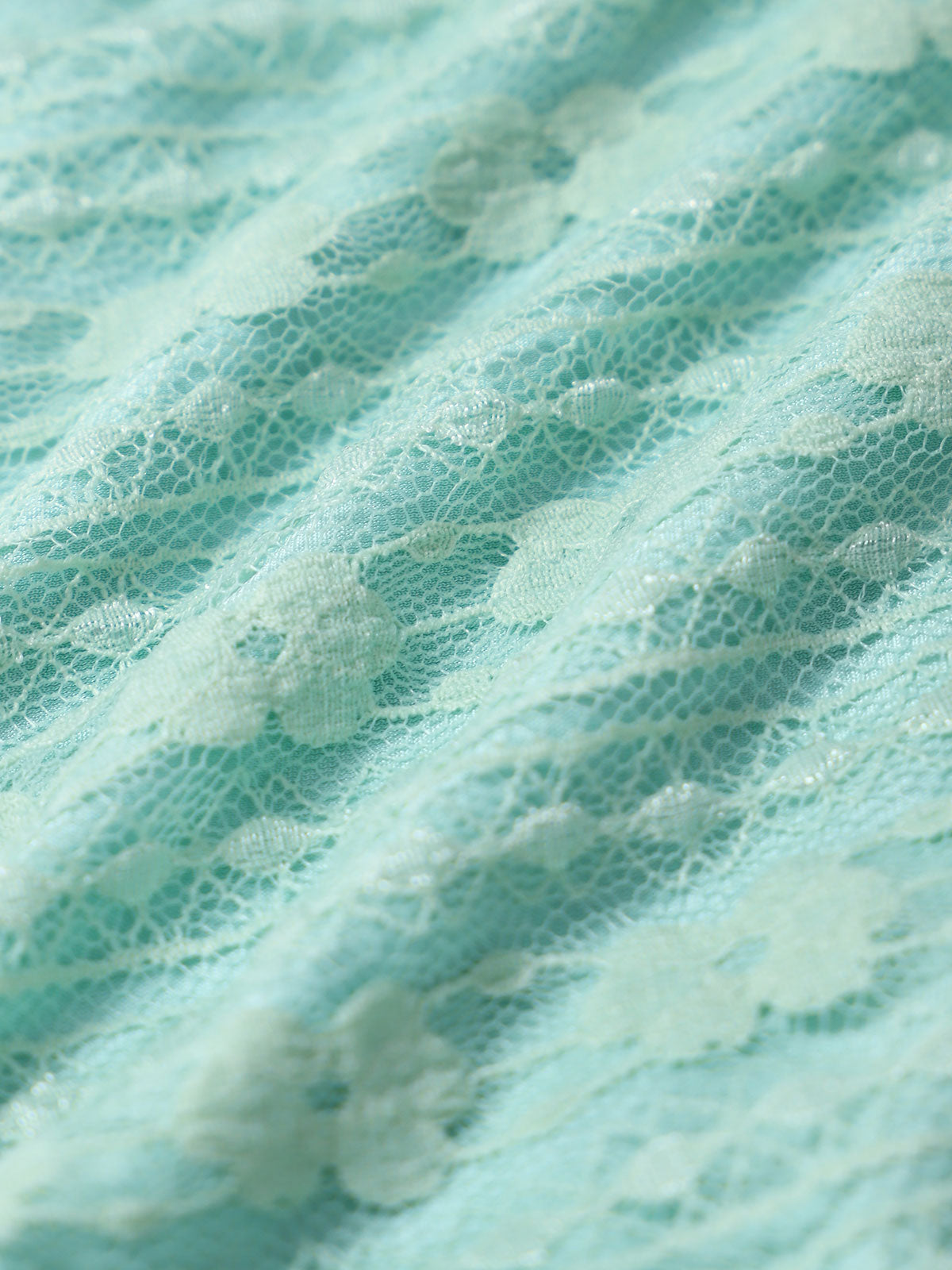 Women'S Polyester Knitted Hollow Lace Tankini Swimsuit Tankinis - SAMIOLSWIM