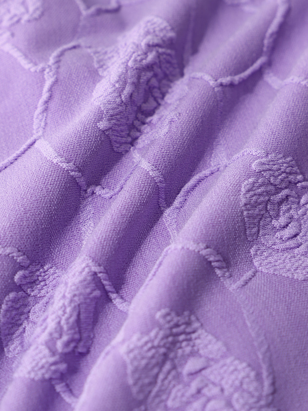 Women'S Polyester Knitted Hollow Ruffle Bikini Set Bikinis - SAMIOLSWIM