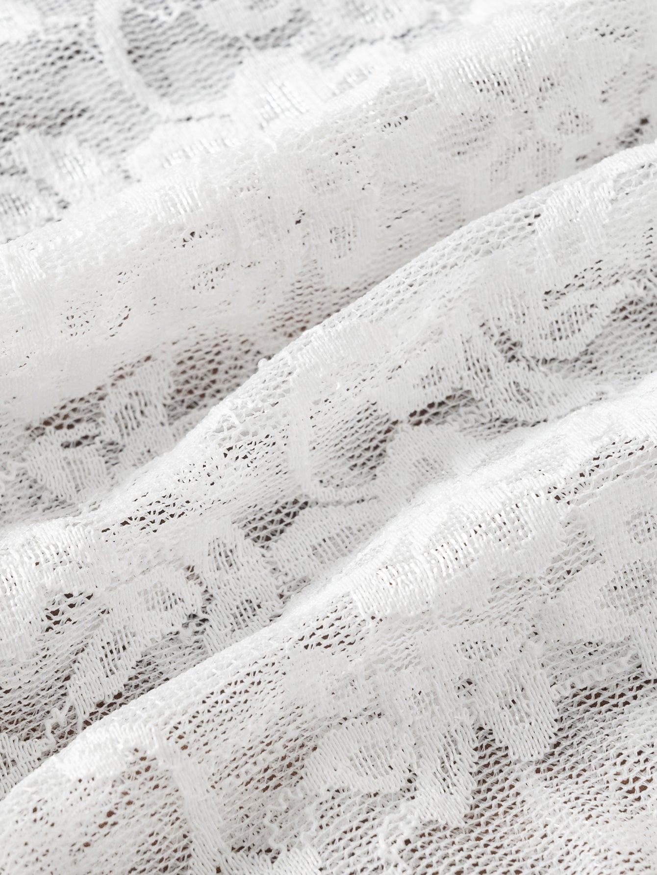 Women'S Polyester Knitted Lace Three-Piece Tankini Swimsuit Tankinis - SAMIOLSWIM