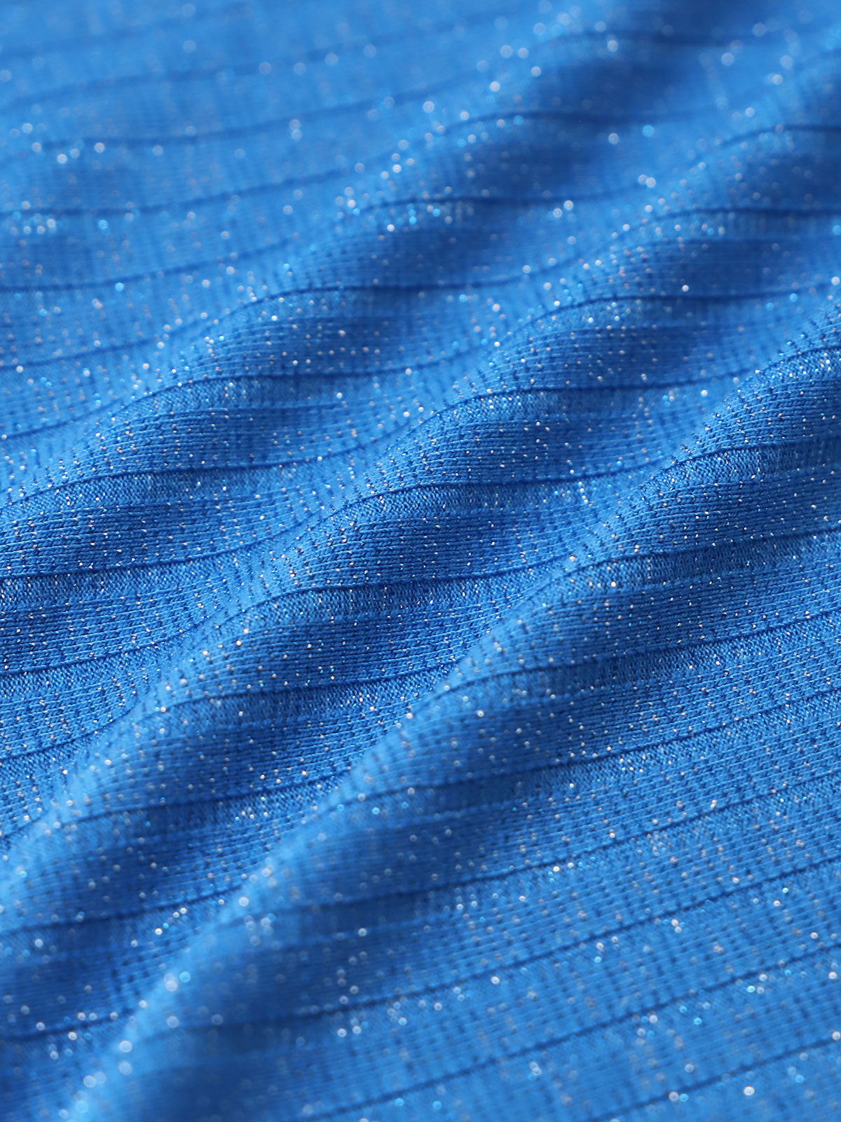 Women'S Polyester Knitted Lurex Tie-Front Tankini Swimsuit Tankinis - SAMIOLSWIM