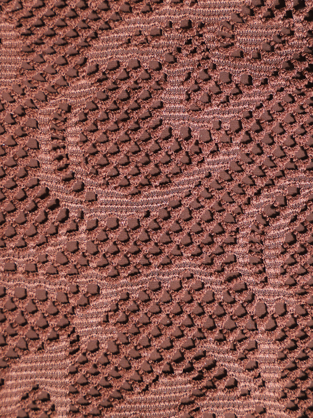 Women'S Polyester Knitted Mesh Slit Tankini Swimsuit Tankinis - SAMIOLSWIM