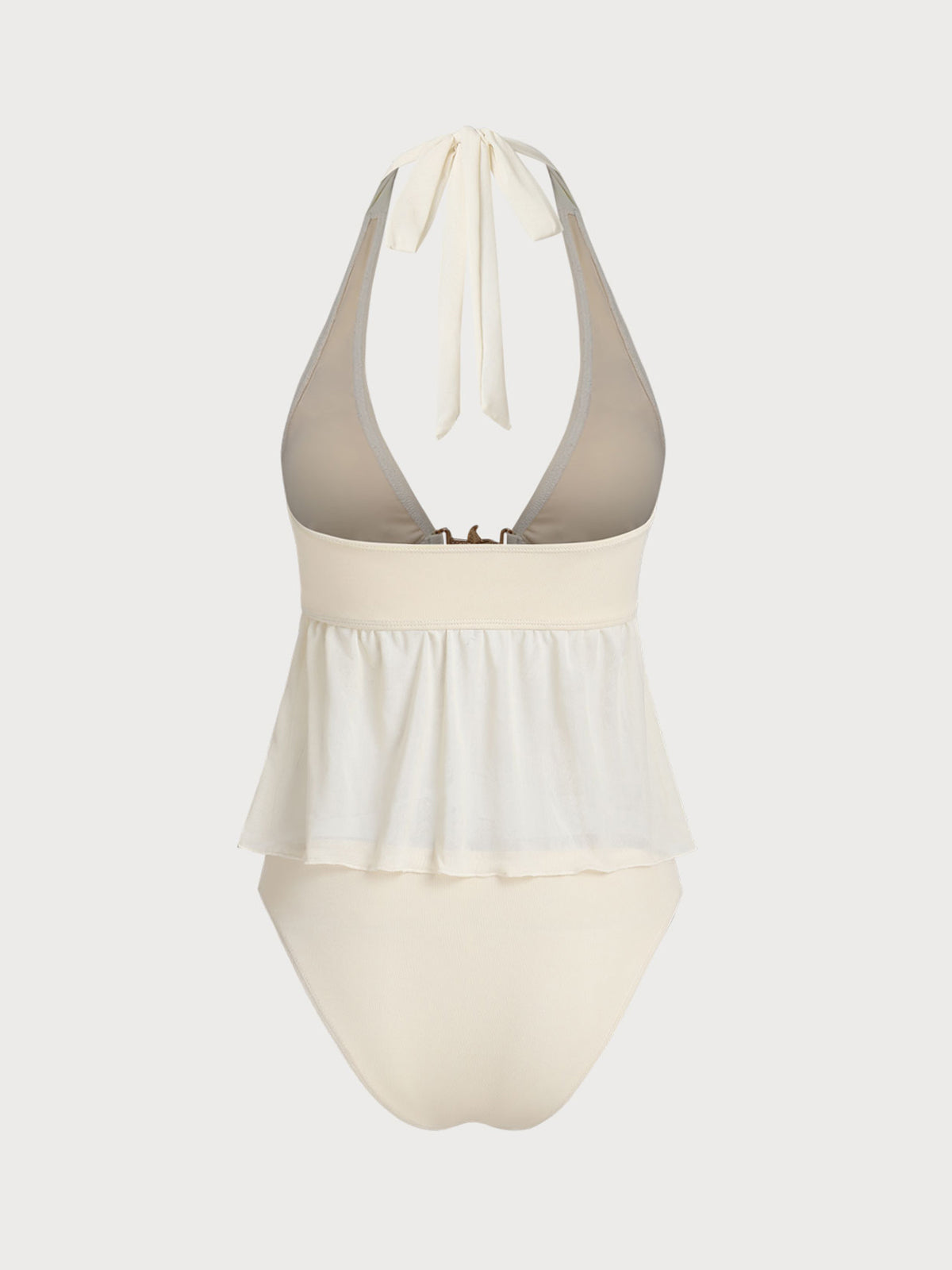 Women'S Polyester Knitted Mesh Starfish Decorated Bikini Set Bikinis - SAMIOLSWIM