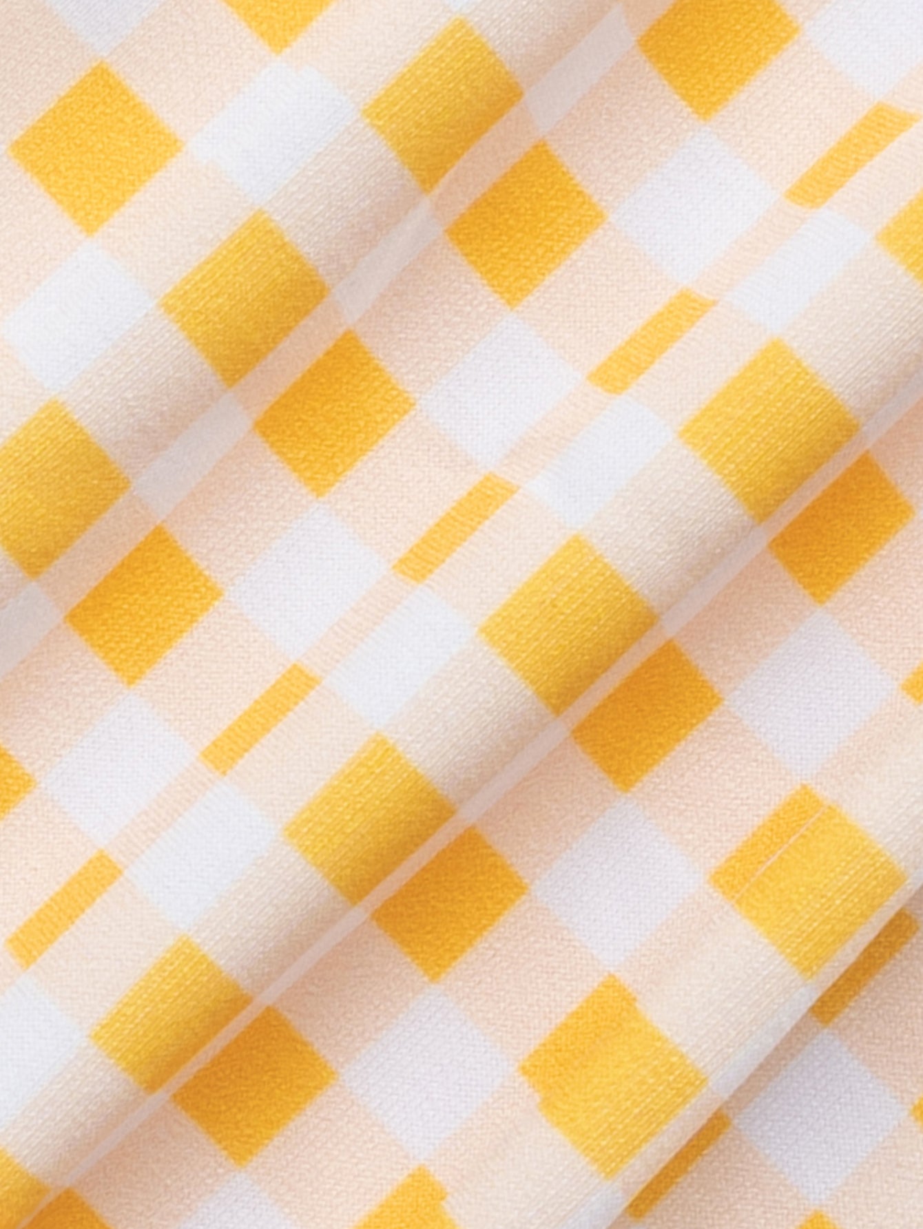 Women'S Polyester Knitted Plaid Print Bikini Set Bikinis - SAMIOLSWIM