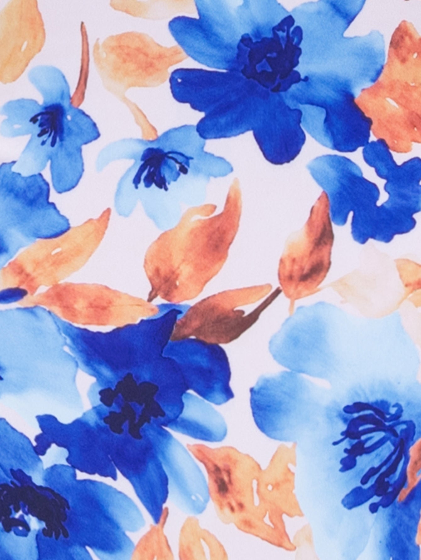 Women'S Polyester Knitted Printed Cutout Wrinkled One-Piece Swimsuit One-Pieces - SAMIOLSWIM