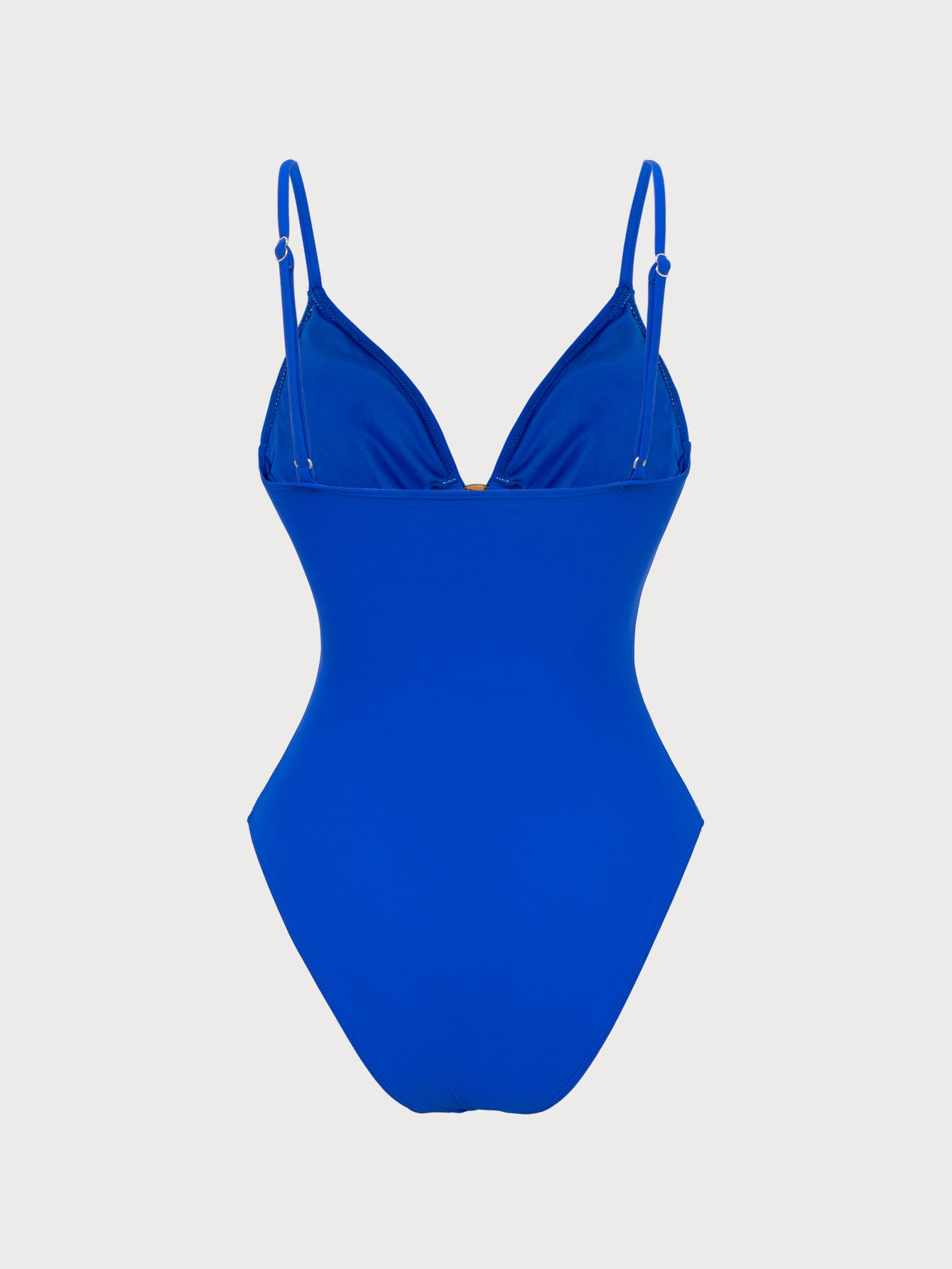 Women'S Polyester Knitted Ring Hollow One-Piece Swimsuit One-Pieces - SAMIOLSWIM