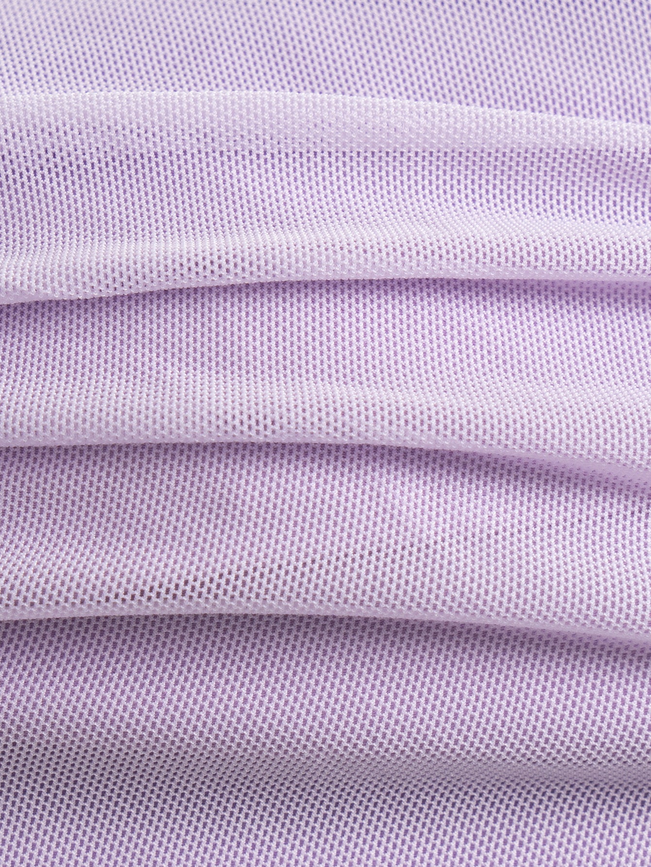 Women'S Polyester Knitted Ruched Mesh Tankini Swimsuit Tankinis - SAMIOLSWIM