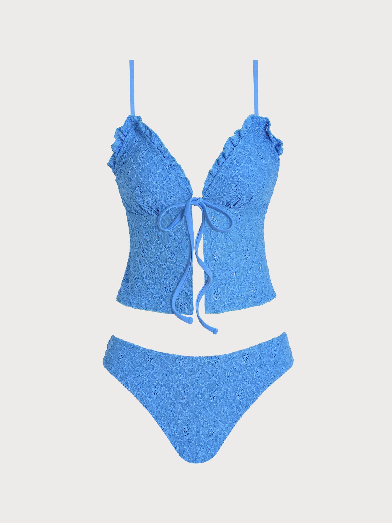 Women'S Polyester Knitted Swimsuit - SAMIOLSWIM - 14