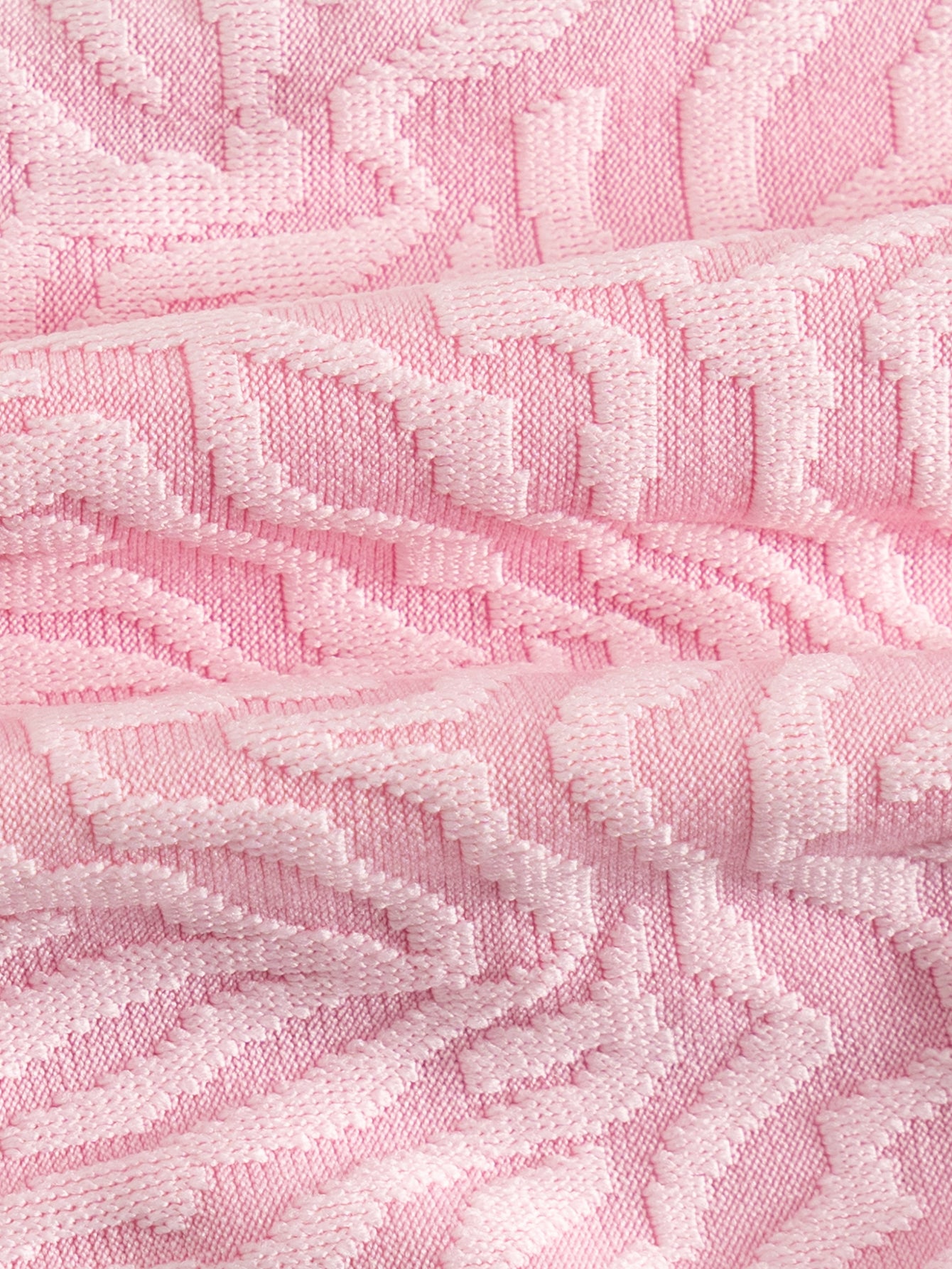 Women'S Polyester Knitted Zebra Pattern Hollow Bikini Set Bikinis - SAMIOLSWIM