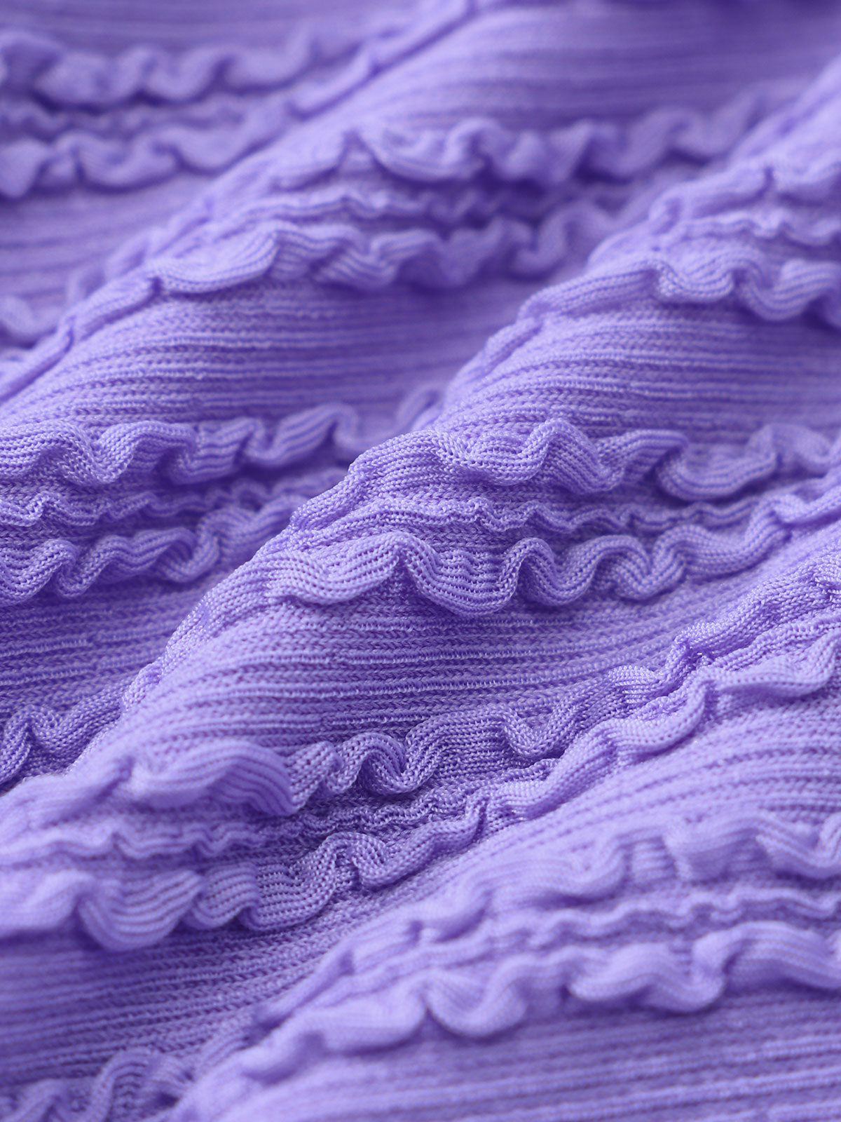 Women'S Woven Polyester Jacquard Tie-Front Tankini Swimsuit Tankinis - SAMIOLSWIM