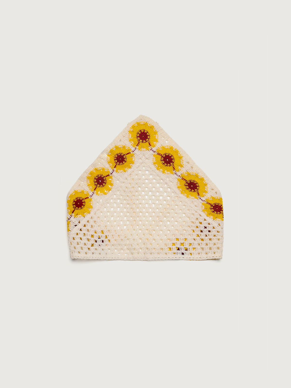 Women's acrylic knitted sunflower headband hair accessories Yellow Hair Accessories - SAMIOLSWIM