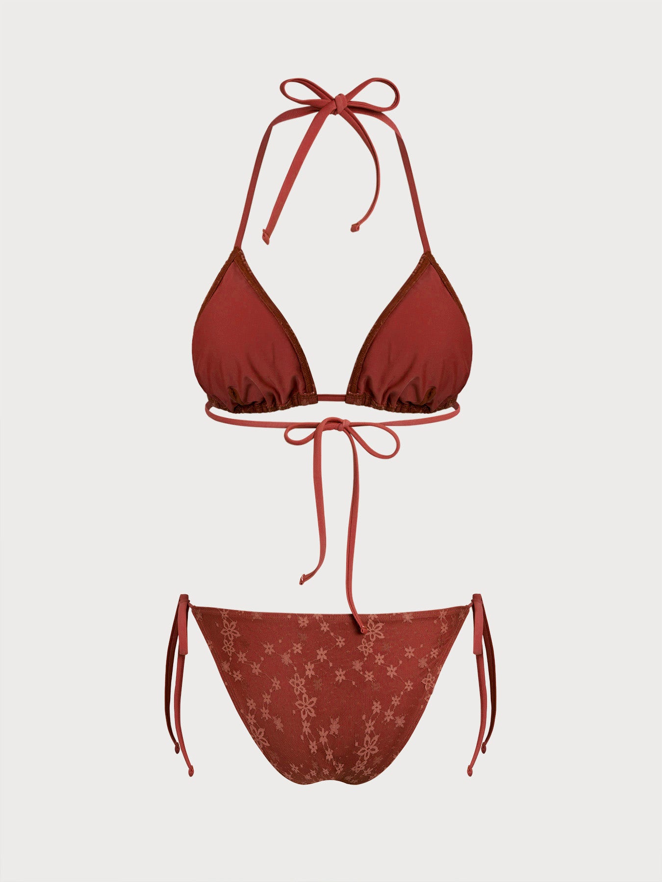 Women's Knitted Nylon Mesh Bikini Set Bikinis - SAMIOLSWIM