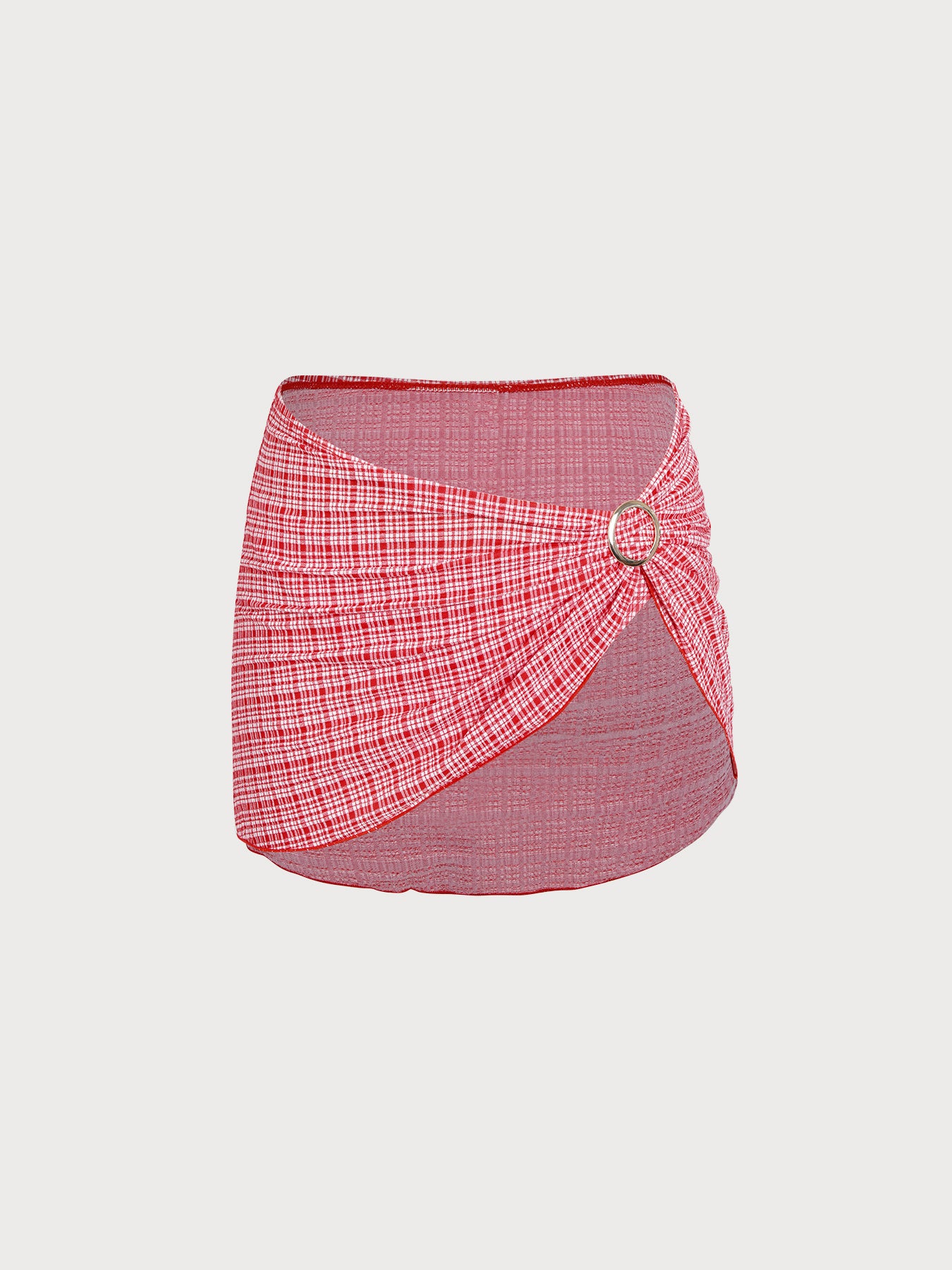 Women's Knitted Nylon Plaid Bikini Set Bikinis - SAMIOLSWIM