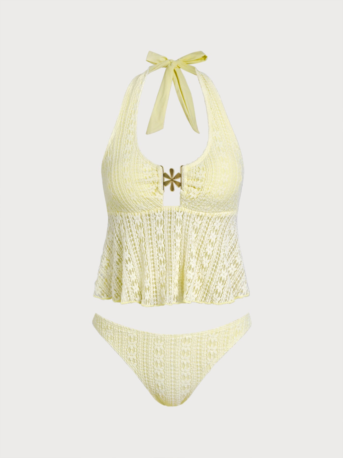 Women's Knitted Nylon Tankini Suit Tankinis - SAMIOLSWIM