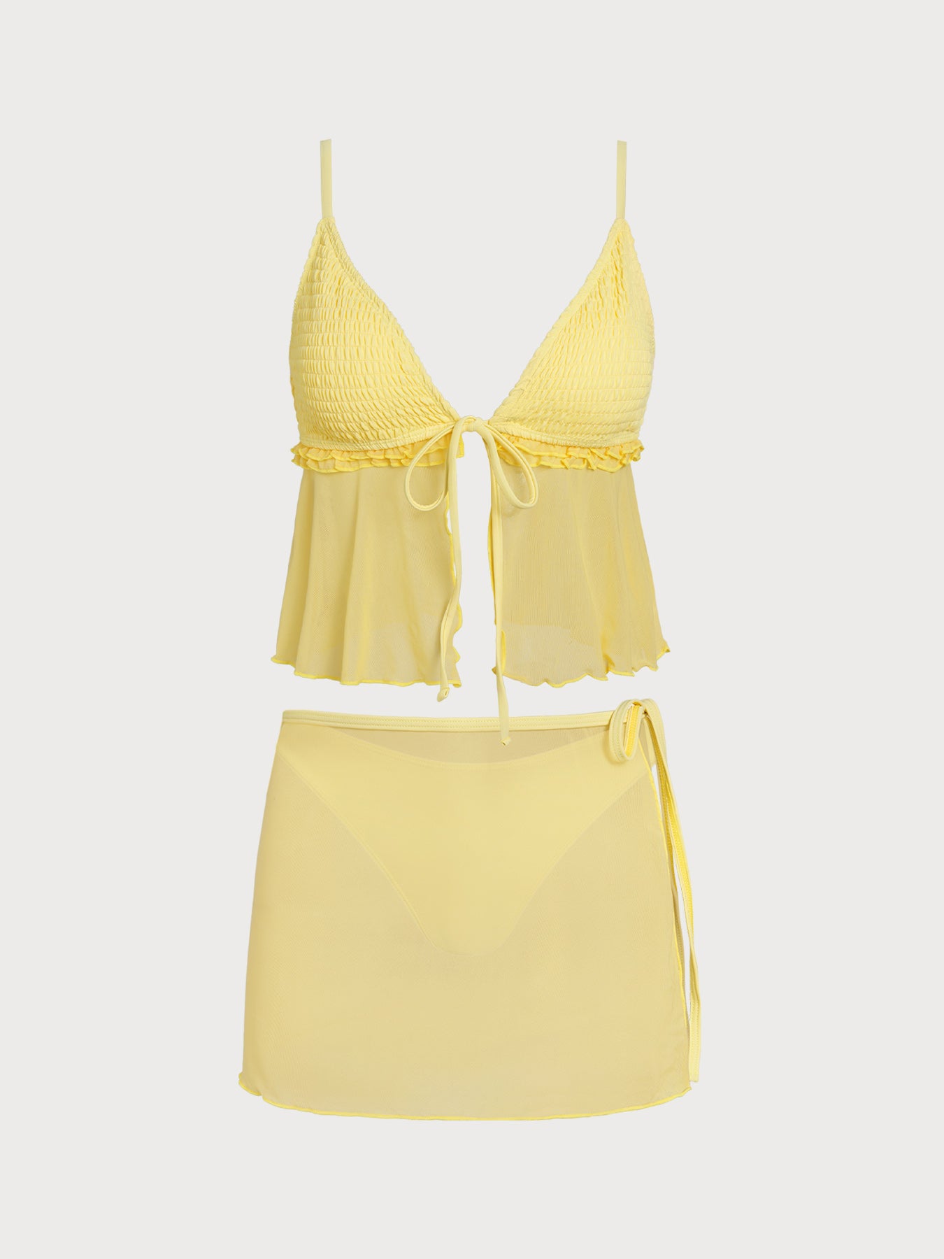Women's Knitted Nylon Tankini Suit Tankinis - SAMIOLSWIM