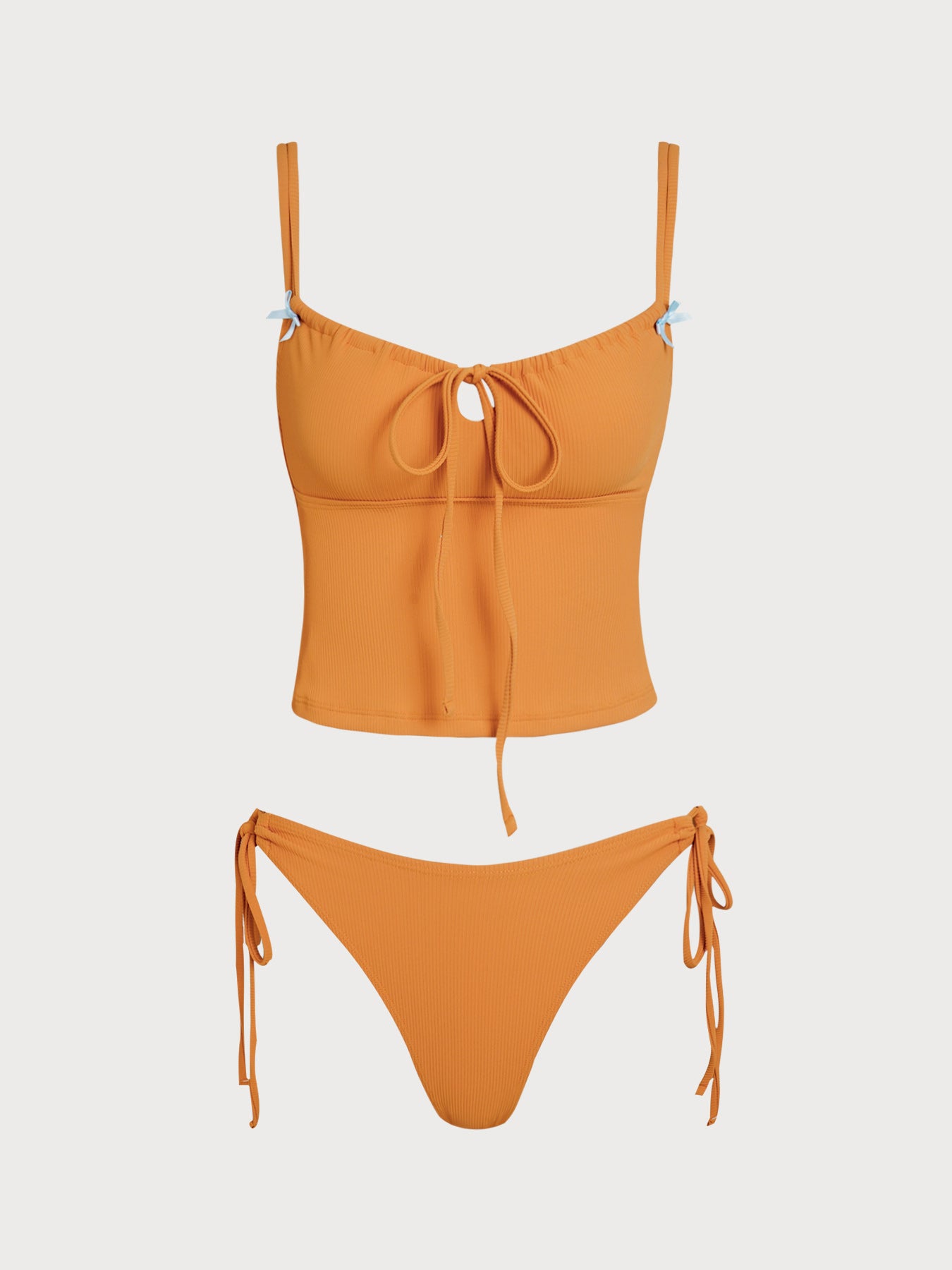 Women's Knitted Nylon Tankini Suit Tankinis - SAMIOLSWIM