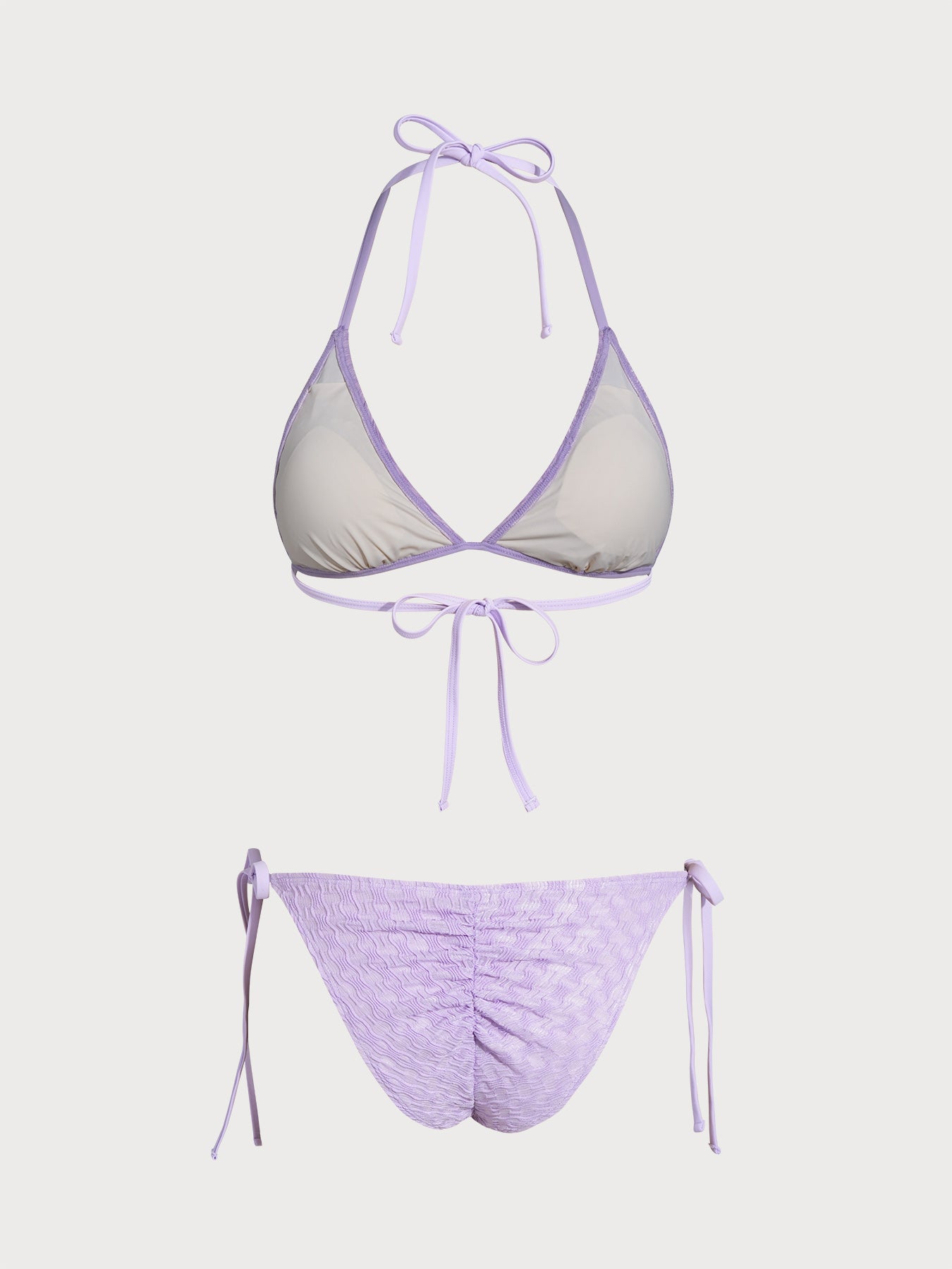 Women's Knitted Polyester Bikini Set Bikinis - SAMIOLSWIM